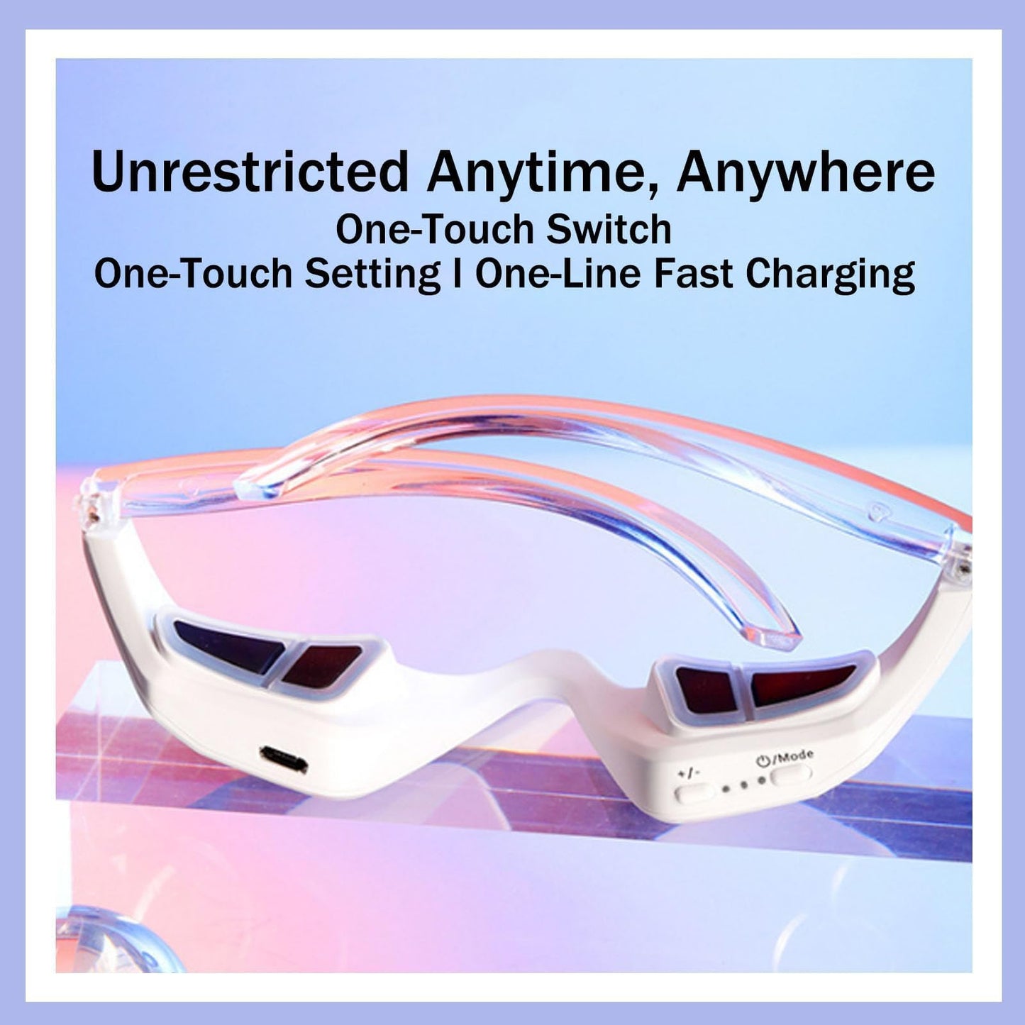 Renewa Eyelift Device, Eye Bag Remover Glasses for Remove Dark Circles, Eyelift Device Bag Remover Quickly Remove, Puffy Eyes Bags in 21 Days, Reduce Fine Lines (#A)