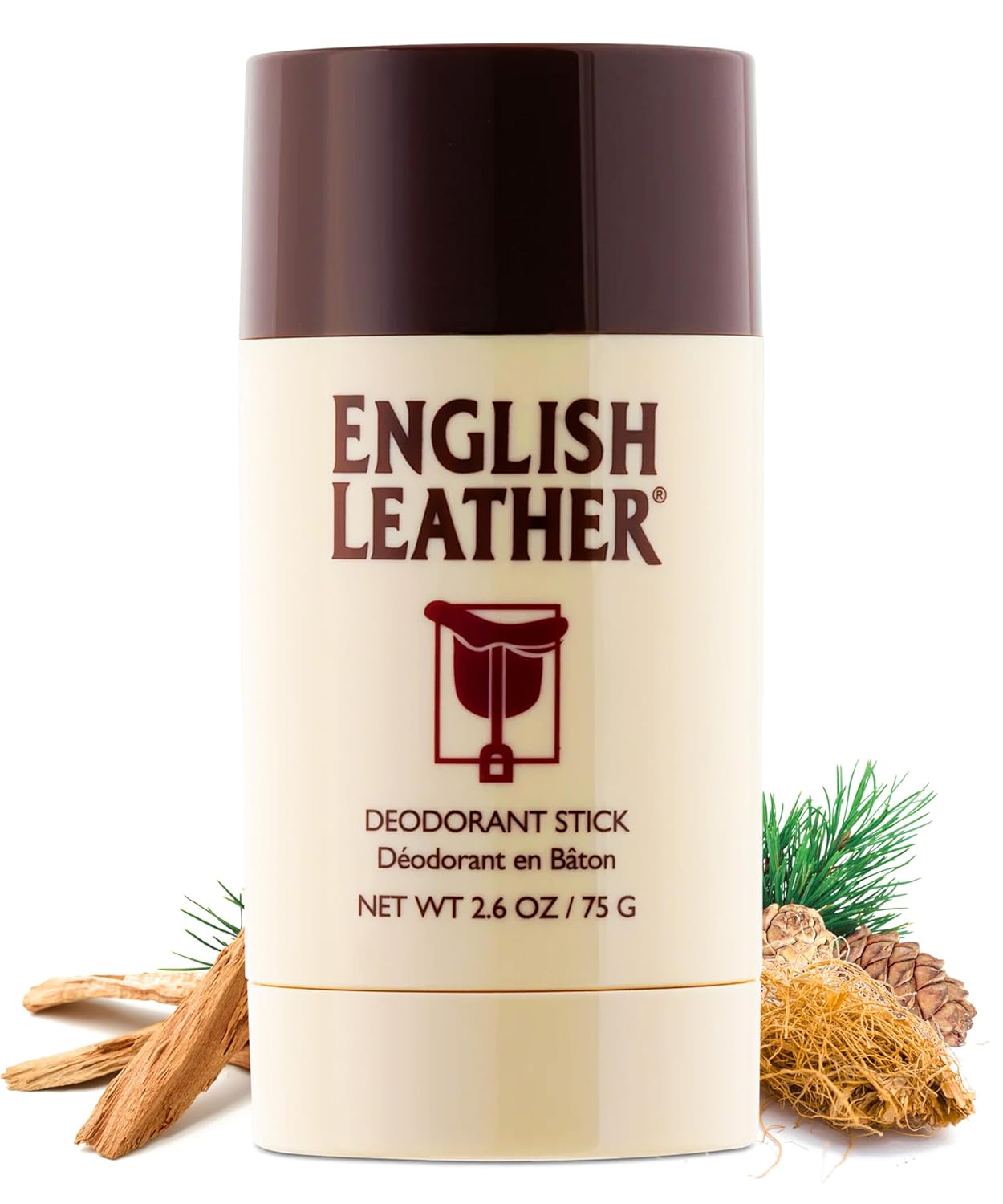 English Leather Men's Deodorant - Classic Citrus & Woody Scent, Long-Lasting 2.6 Oz