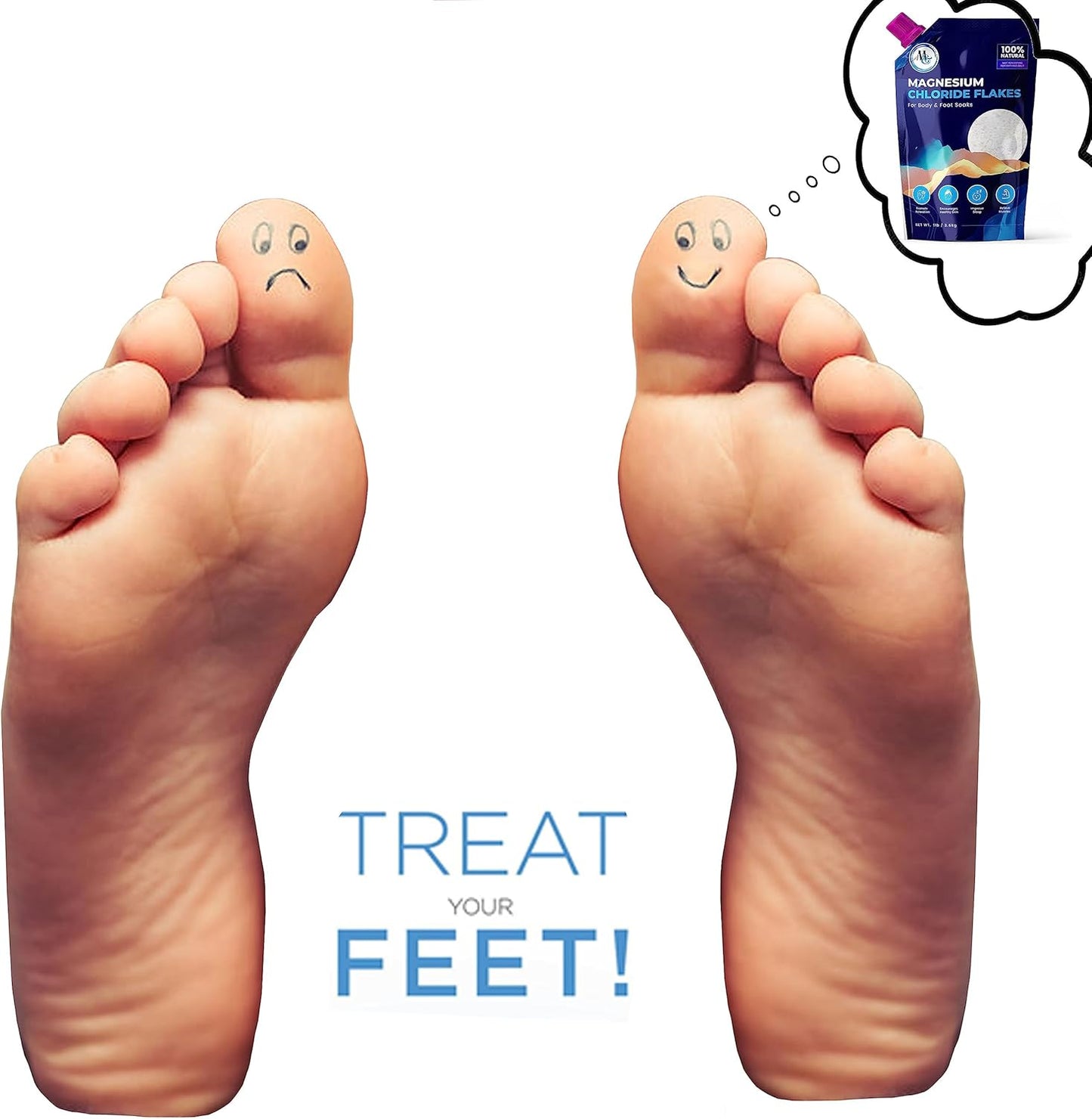 Premium Dead Sea Magnesium Flakes Bath Salts - 5 lb Relaxation & Muscle Relief