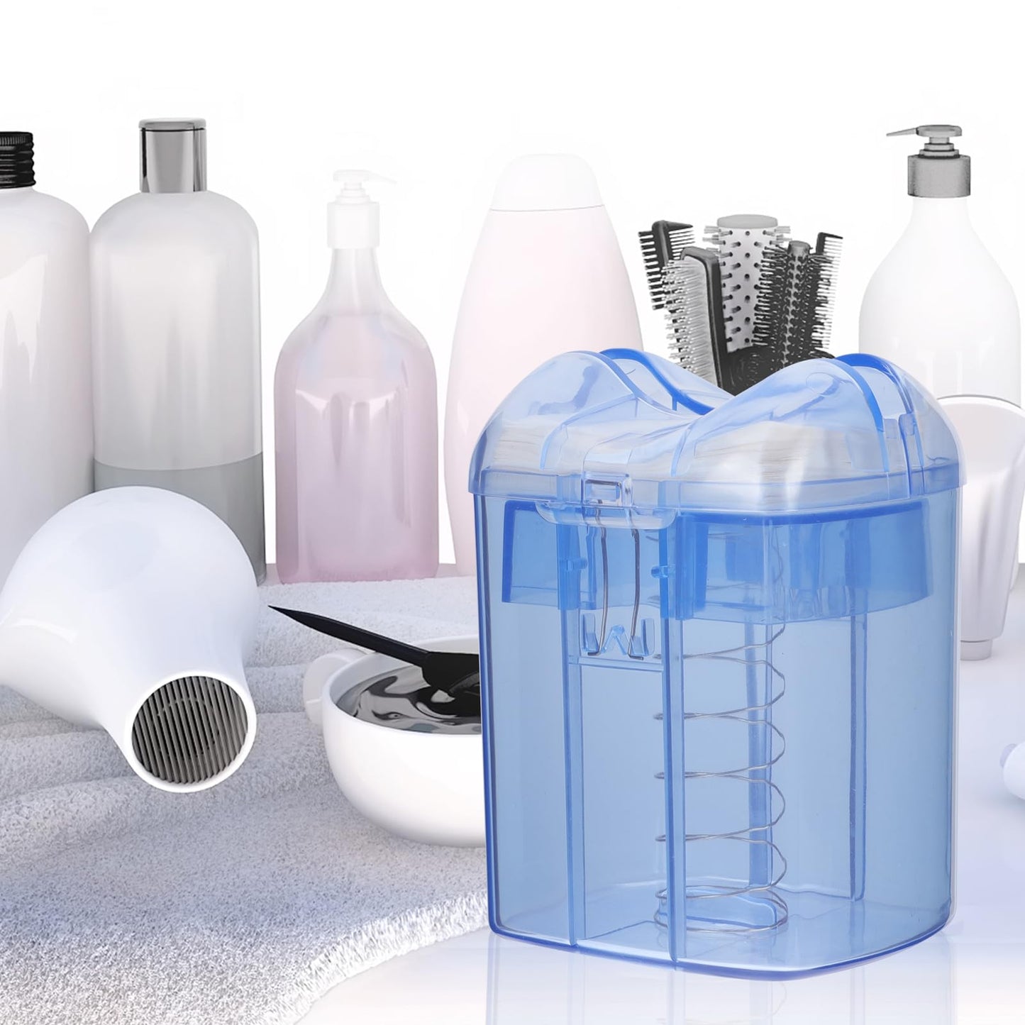 Perm Paper Storage Box Perm Paper Case Hair Dyeing Paper Dispenser Salon Utensils Hair Care Tools Salon Paper Holder Hair Color Accessories Perm Paper Organizer Perm Paper Holder