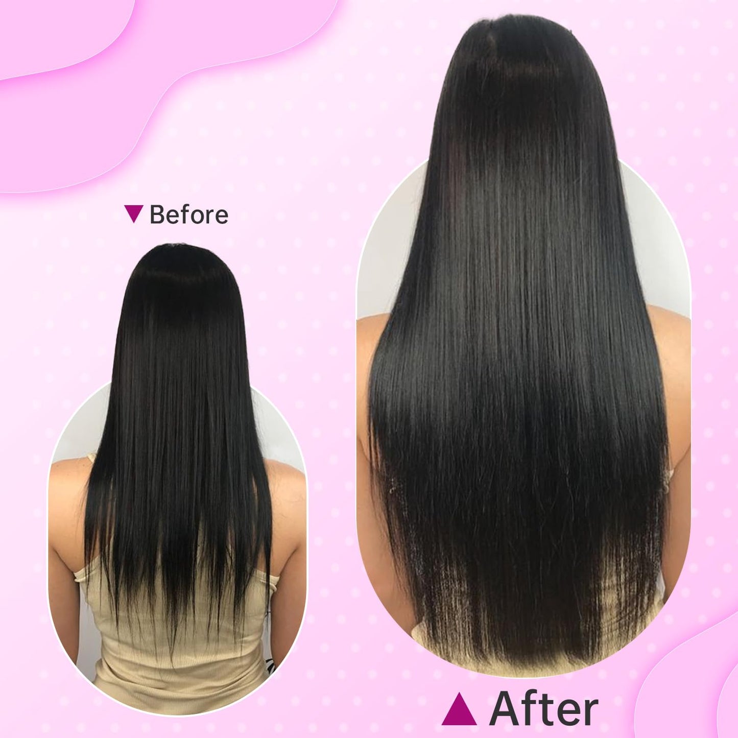 Clip in Hair Extensions Real Human Hair 120g 7pcs Seamless Invisible 100% Remy Human Hair Extensions Per Set with Double Weft #1B Natural Colour for Women Straight Hair 24inch