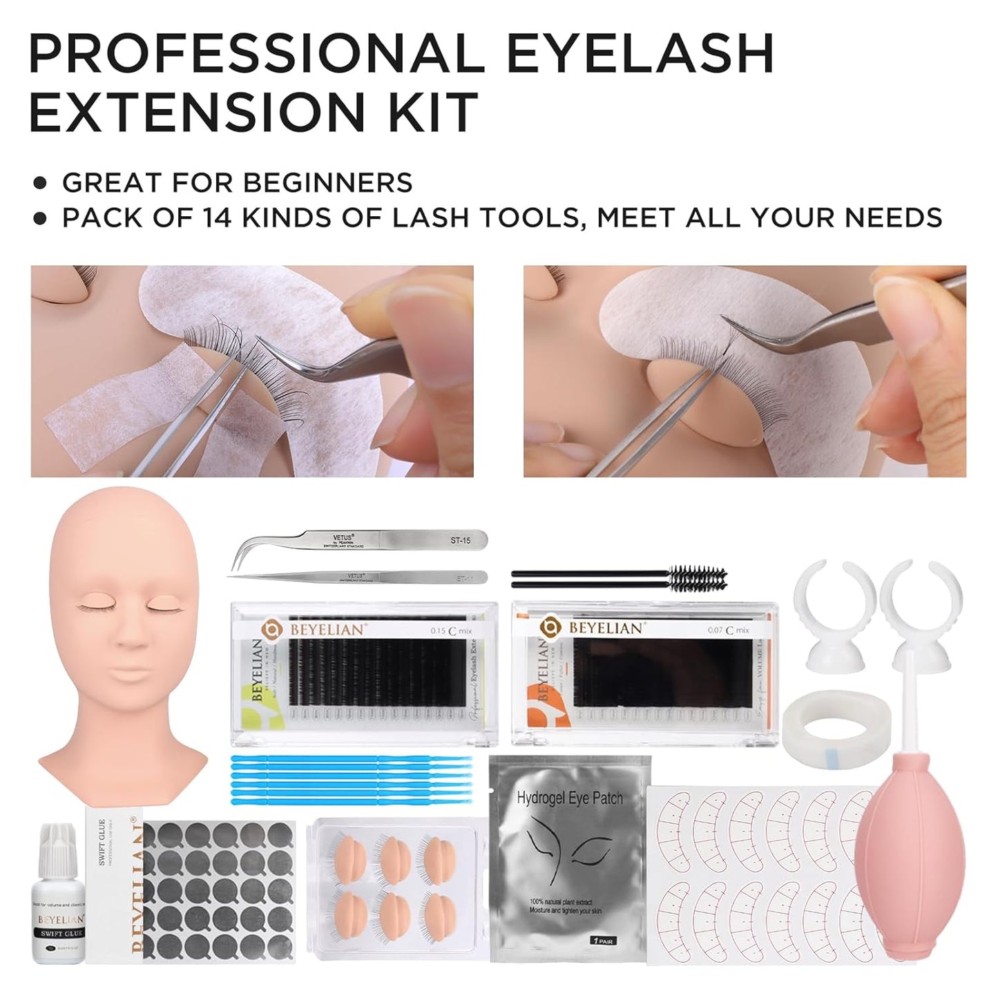 Lash Lift Kit by BEYELIAN - Professional Eyelash Perming & Curling for Salon & DIY Use