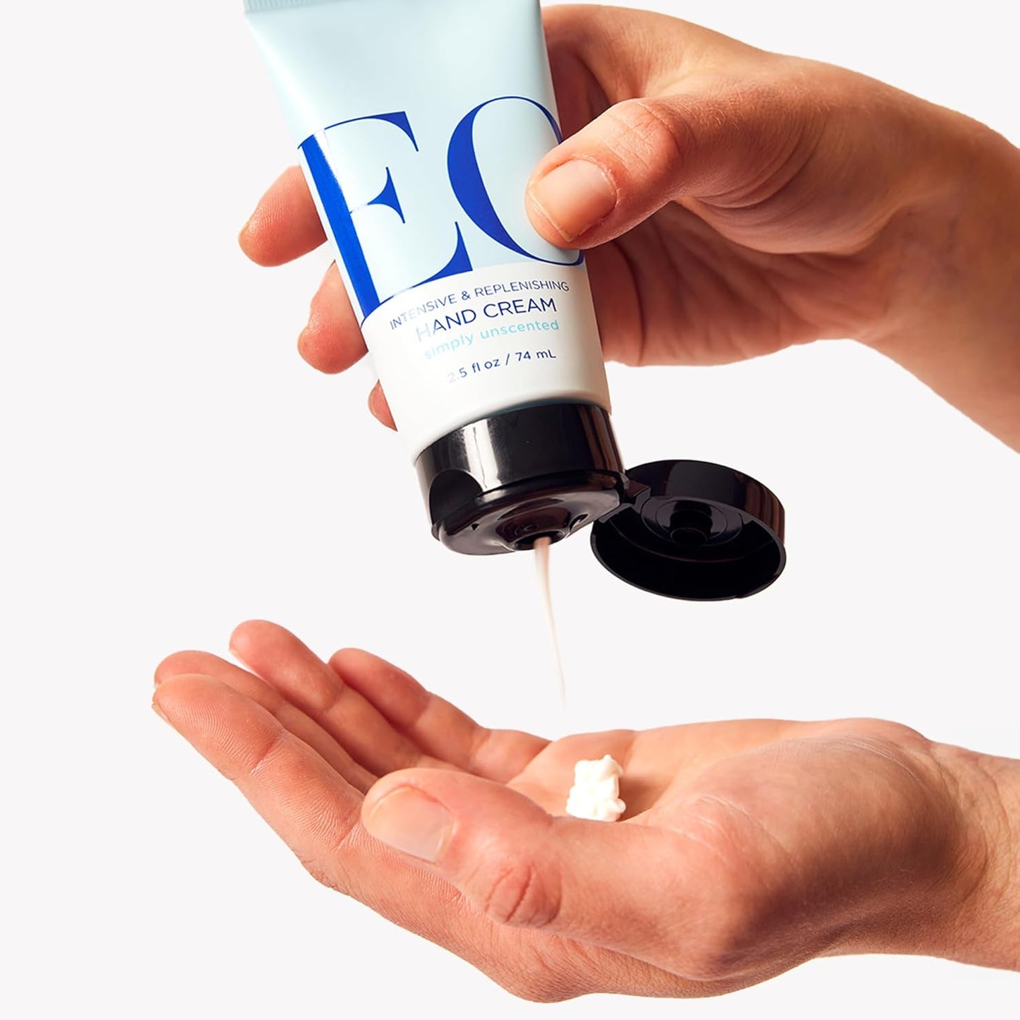 Organic EO Hand Cream - 2 Pack, 2.5 oz | Orange Blossom & Vanilla Moisturizer for Dry Skin