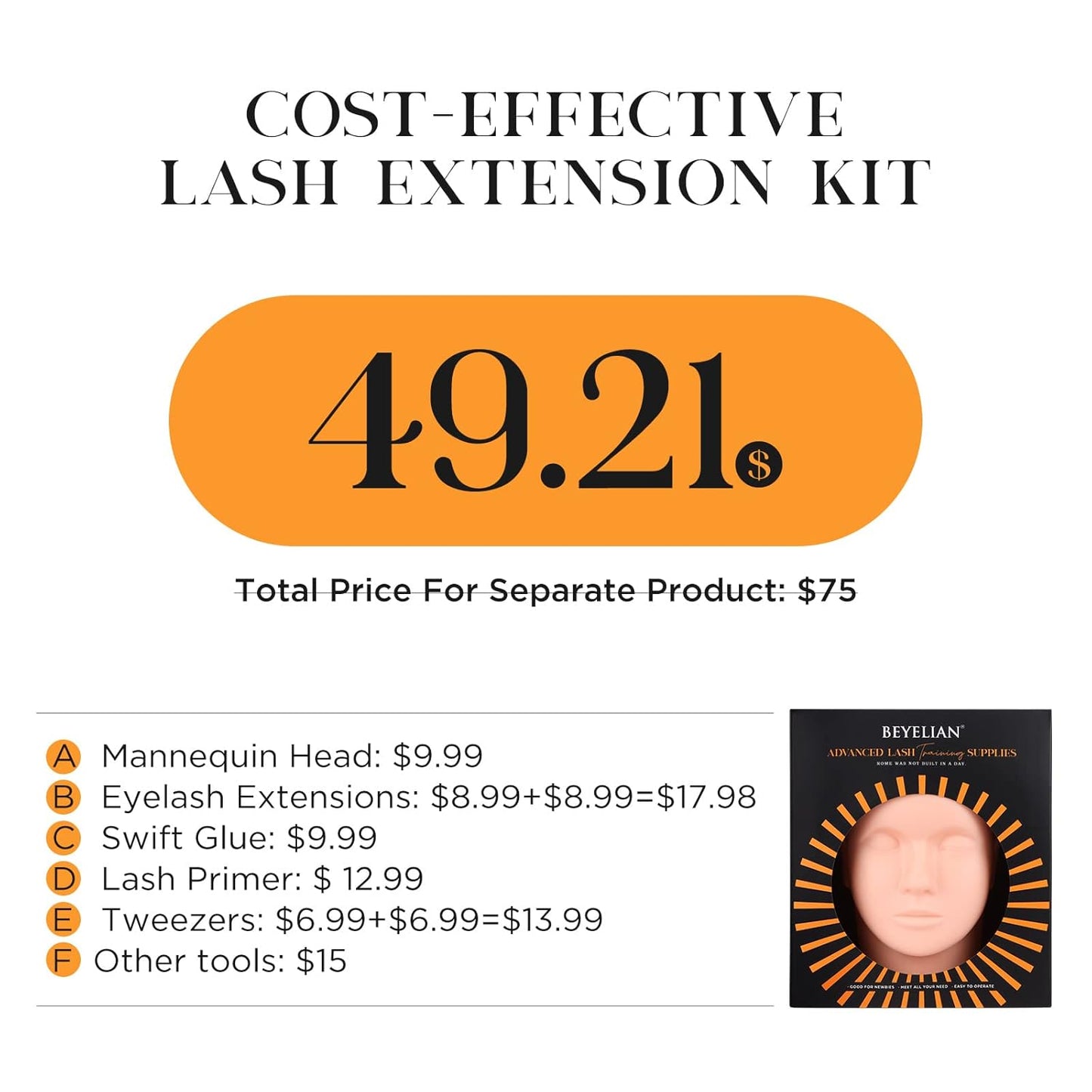 Lash Lift Kit by BEYELIAN - Professional Eyelash Perming & Curling for Salon & DIY Use
