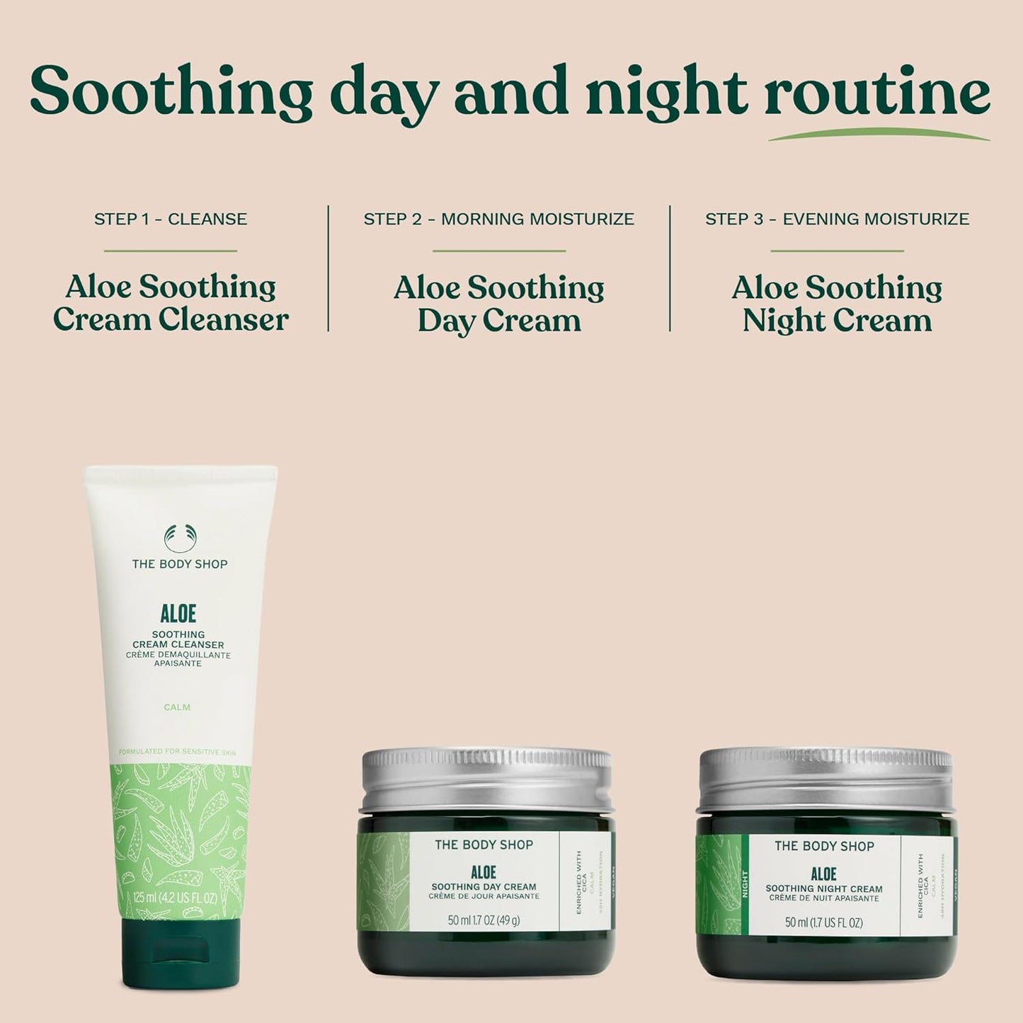 Aloe Vera Night Cream for Sensitive Skin | Vegan & Moisturizing | 50ml