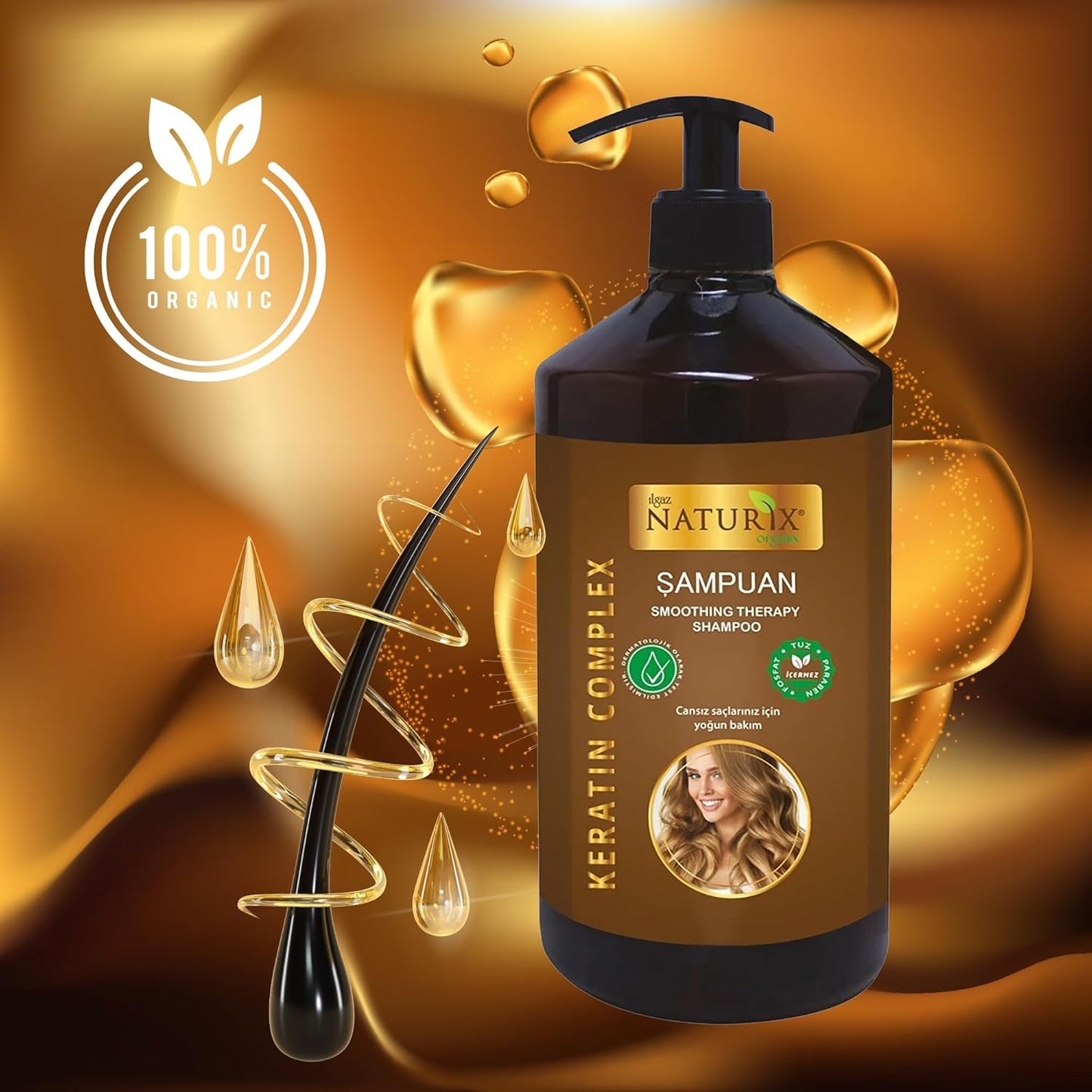 Organic Nettle Extract Shampoo for Hair Growth | Nourishing Hair Care Solution