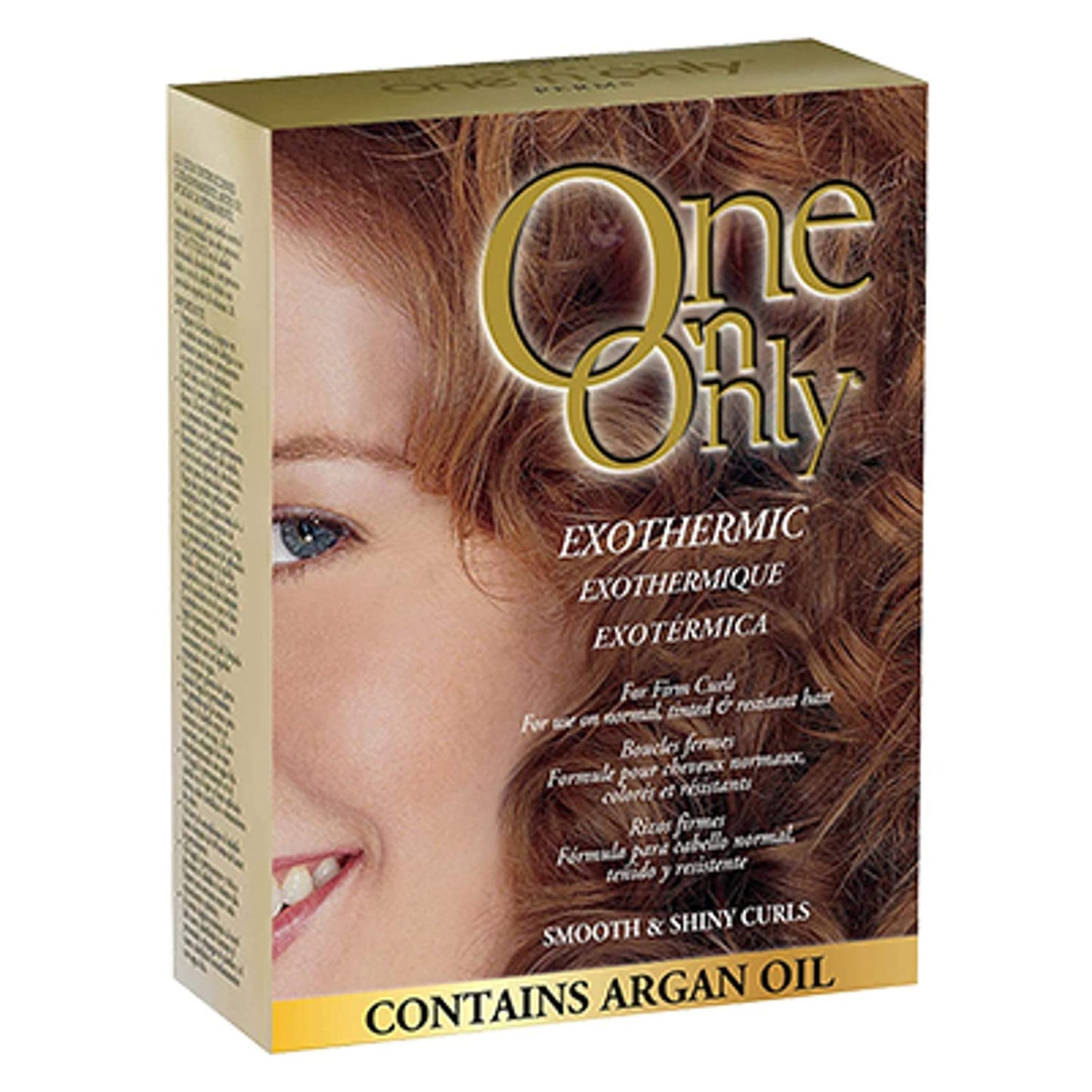 One 'n Only Moisturizing Alkaline Perm with Argan Oil, Moderate to Firm Curls, Fresh Scent, True-to-Rod Size Curls, Leaves Hair Shiny, Moisturized, and Manageable,