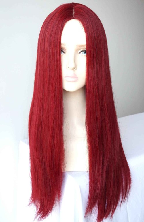 coscostume Long Red Straight Wig sally costume wig before Christmas for women and GIRL Synthetic wig (LW3284)