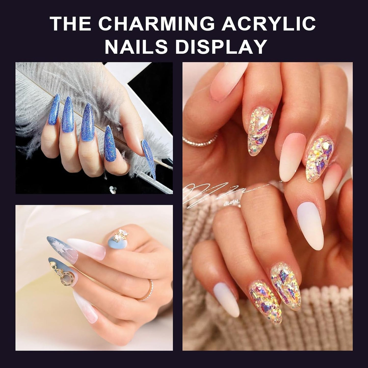 Professional Acrylic Nail Art Brush - Size 16 Kolinsky Hair Oval for DIY Salon