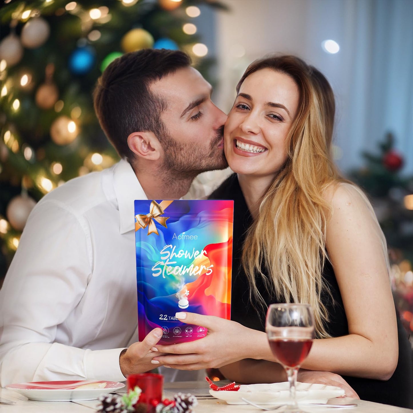 Aofmee Aromatherapy Shower Steamers 22 Pack - Relaxing Shower Bombs with Essential Oils for Spa Gifts, Perfect for Mother's Day & Birthdays