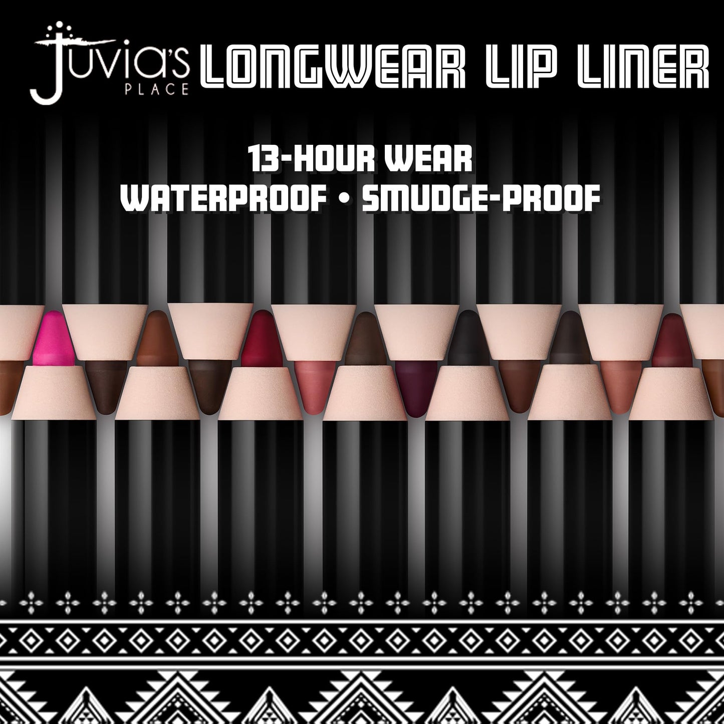 Juvia's Place Long Wear Lip Pencil – Snapped – Waterproof & Kiss-proof, Long Lasting Lip Liner, Smooth Makeup Application - Soft Matte Finish Base for Lipstick - 13 Hours of Wear for Everyday Use