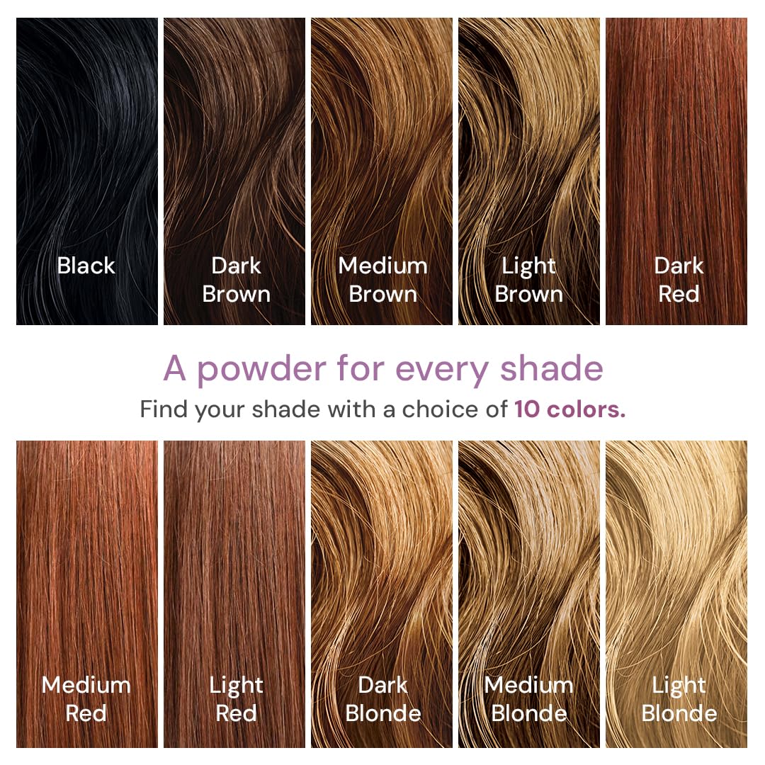 Style Edit Root Touch Up Powder | Mineral Infused Dark Brown Hair Color Concealer for Grays and Roots Coverage | 0.13 oz. Tub