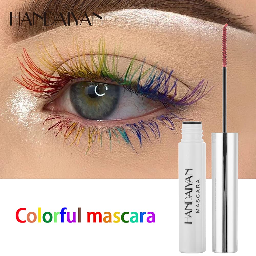 Colored Mascara Set - 9 Waterproof Shades for Long-Lasting Eye Makeup - Perfect Mother's Day Gift