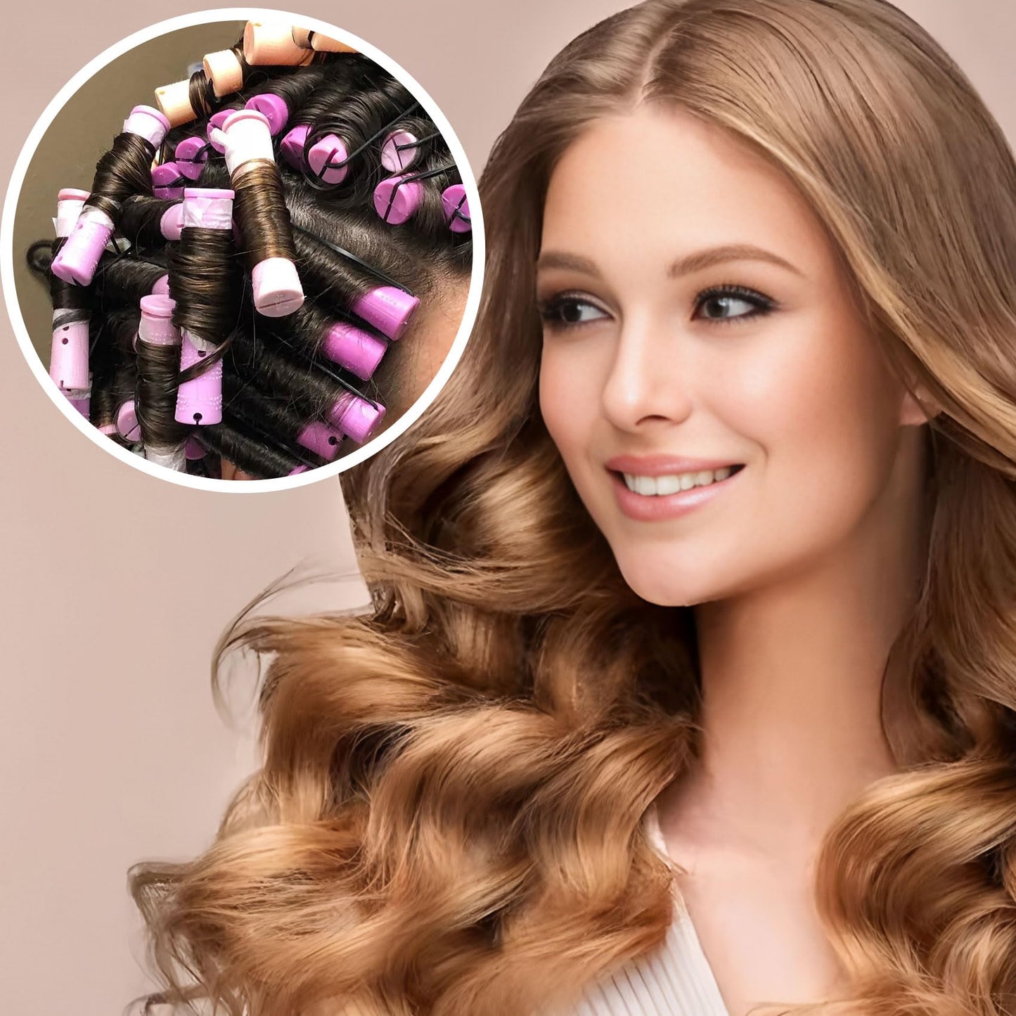 HINZIC 100pcs Perm Papers for Hair, High Temperature Resistant Perm End Papers for Rollers, Disposable Salon Wrapping Paper for Home, Professional Hot Cold Hair Perms