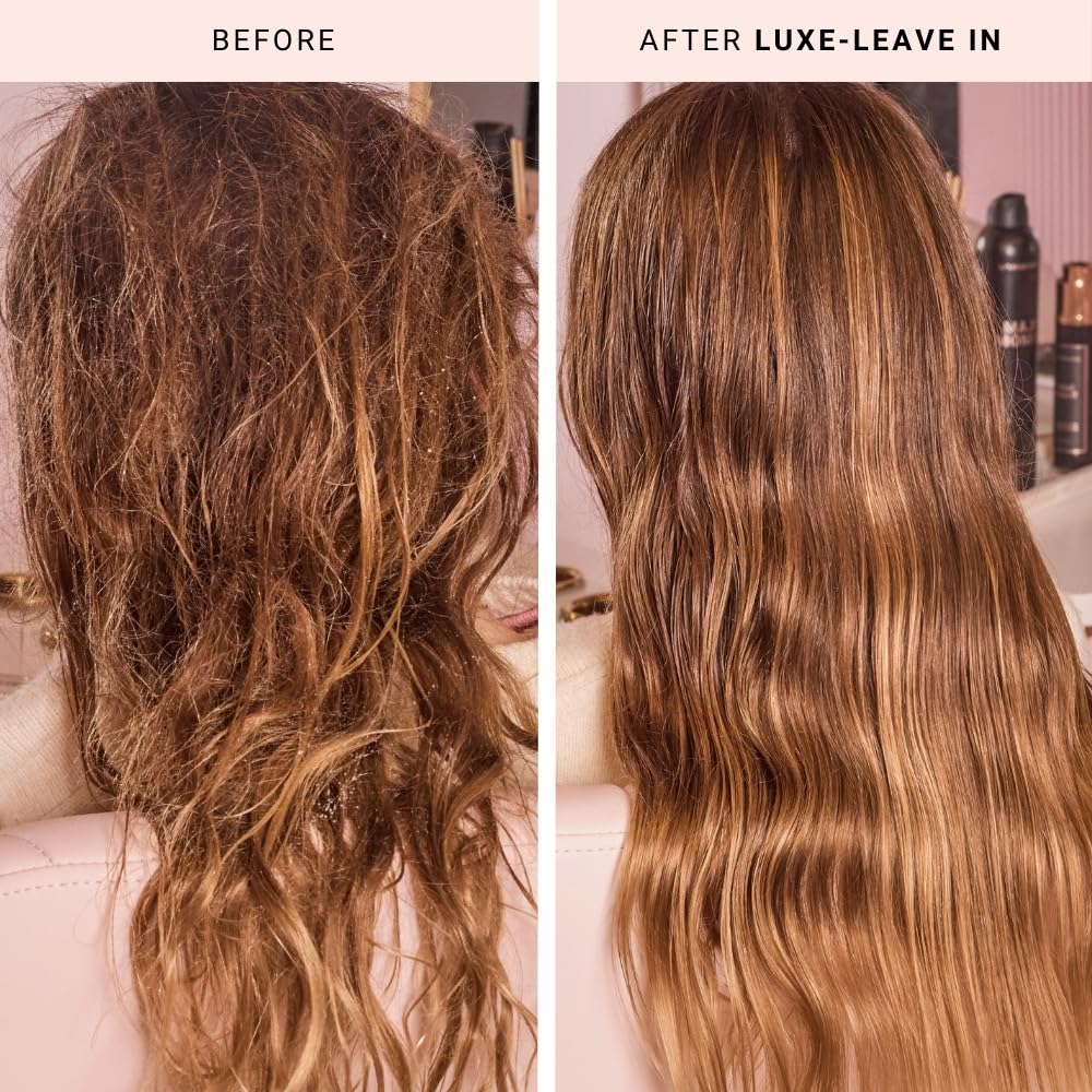 Beachwaver Luxe Leave-In Conditioning Detangler - Full Size (6 Fl Oz) | Leave-In Treatment to Hydrate, Smooth, & Strengthen w/HiX Vegan Bond Multipliers | Bali Beach Night Fragrance