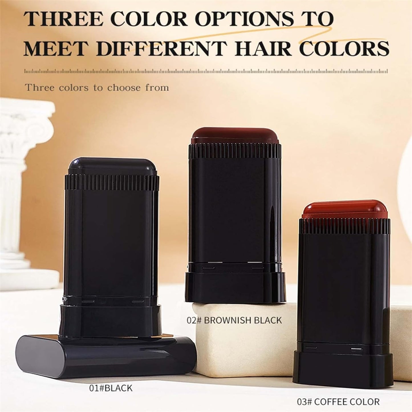 Bosuya Hair Dye Comb 20ml Waterproof, Bosuya Hair Dye Comb, Bosuya Hair Dyes Stick, Instant Comb Hair Dyes For Men & Women, Waterproof And Sweat-Proof (Coffee)