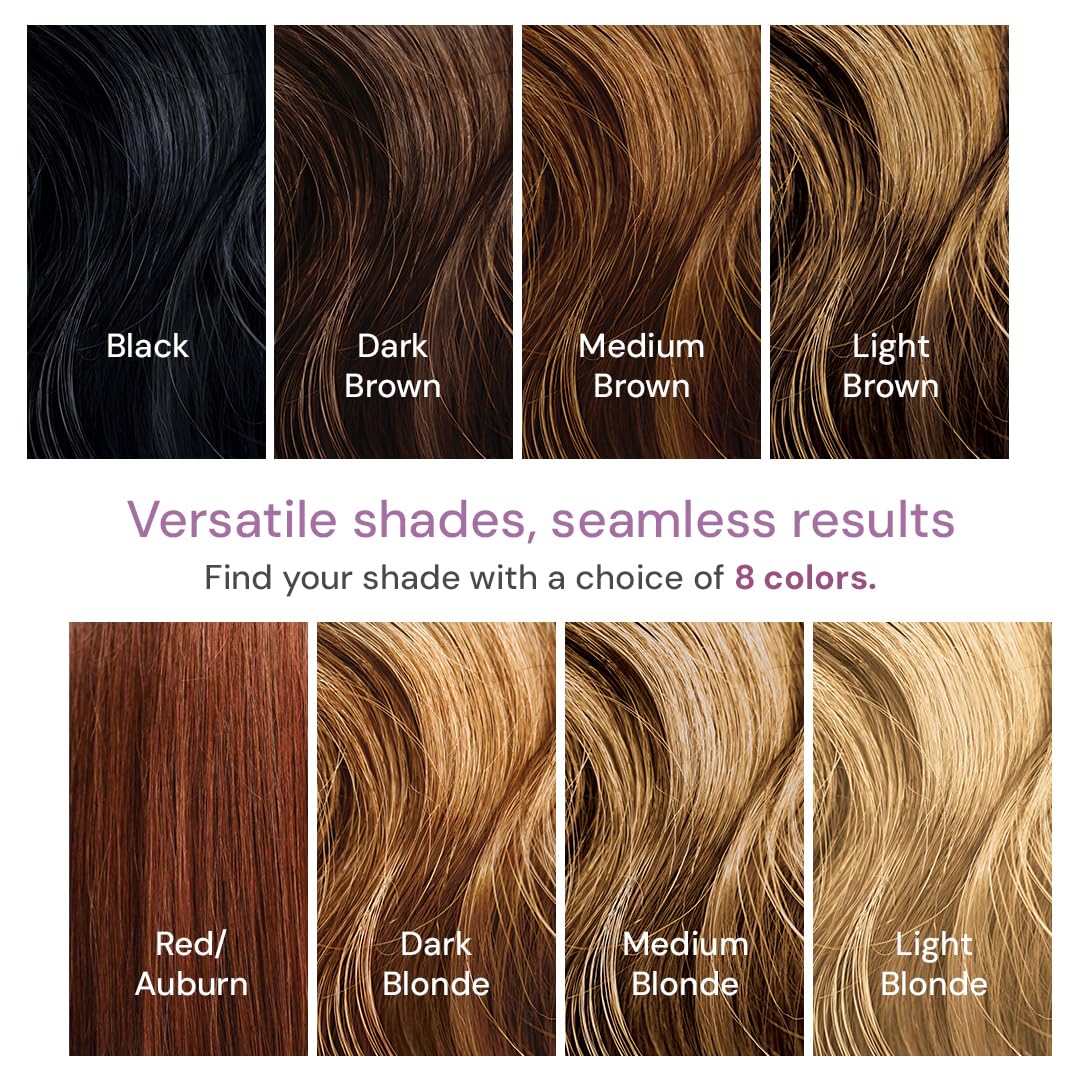 Medium Brown Root Concealer - Touch Up Spray For Medium Brown Hair Color - Temporary Instantly Covers Grey Hair, Pack of 1