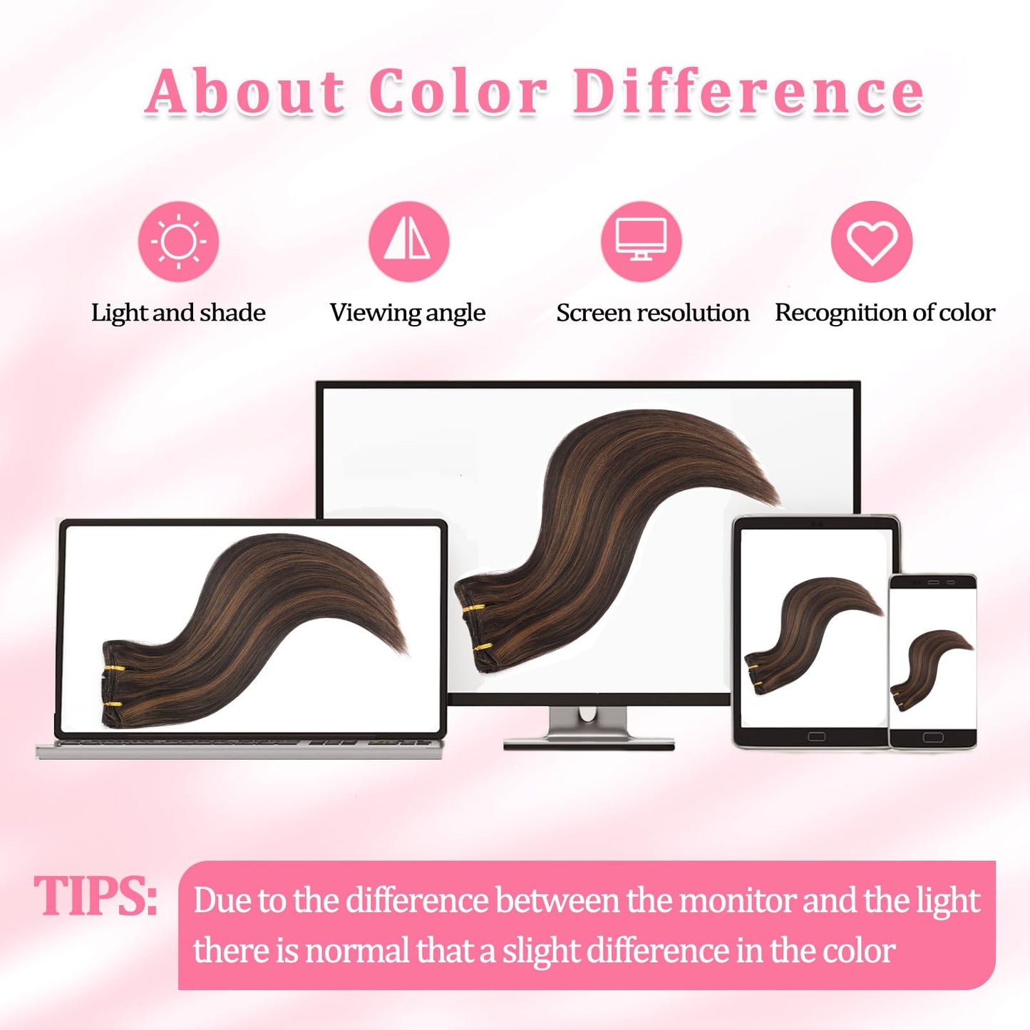Clip in Hair Extensions Real Human Hair Seamless Balayage Human Clip ins Extensions for Women Invisible Straight 8Pcs Double Weft Dark Brown Highlight Chestnut Brown 16inch 90g