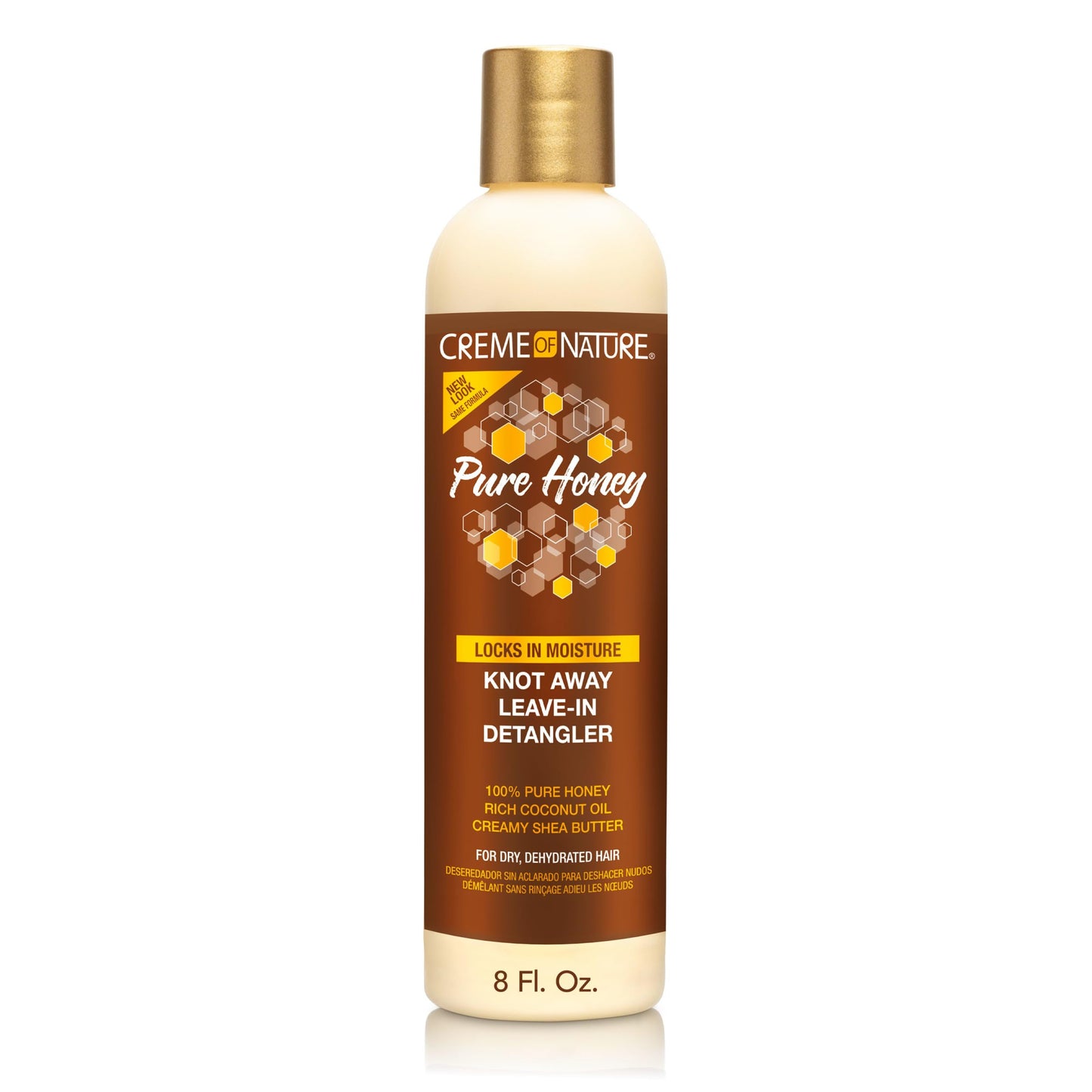 Creme of Nature Pure Honey Knot Away Leave-In Detangler, 8 oz