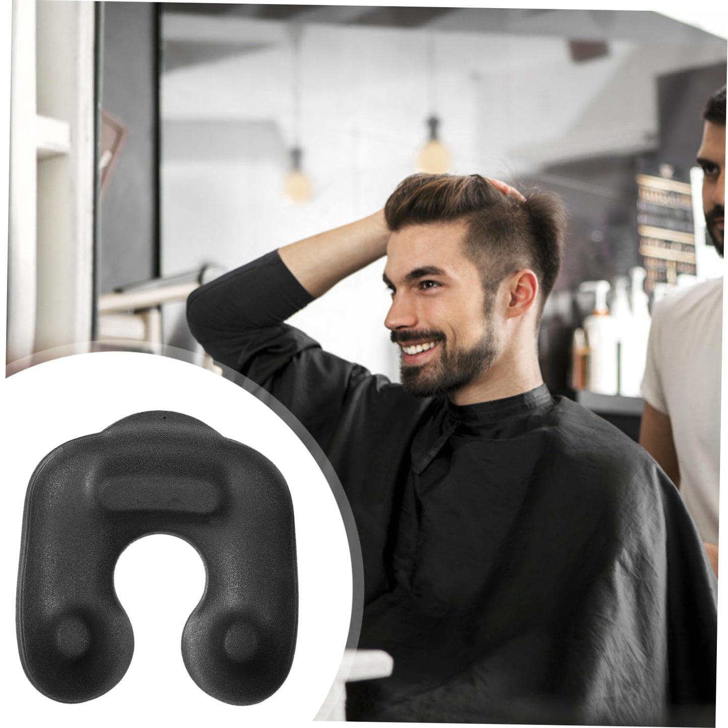 DOITOOL Salon Hairdressing Perming Neck Tray Hair Washing Tray Hair Dye Shoulder Rest Barber Perm Container for Haircut Coloring