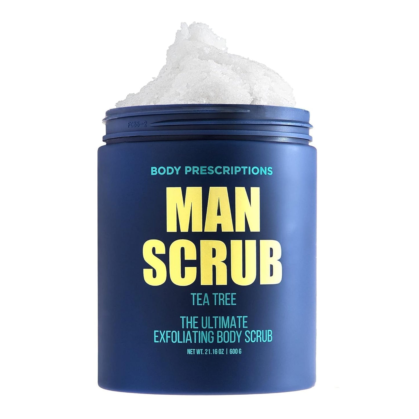 Men’s Charcoal Exfoliating Body Scrub – 21oz Cleansing Wash for All Skin Types