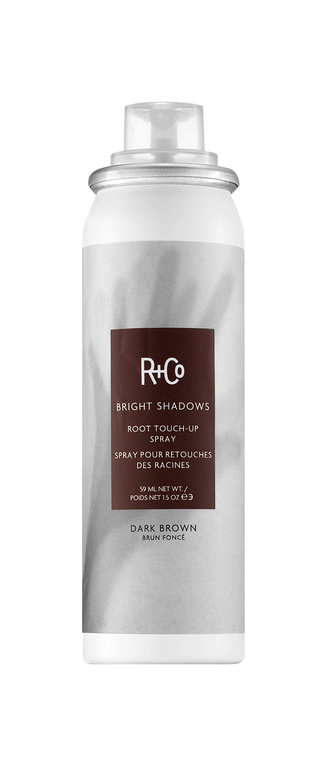 R+Co BRIGHT SHADOWS Root Touch-Up Spray Dark Brown 59 ml / 1.5 oz
