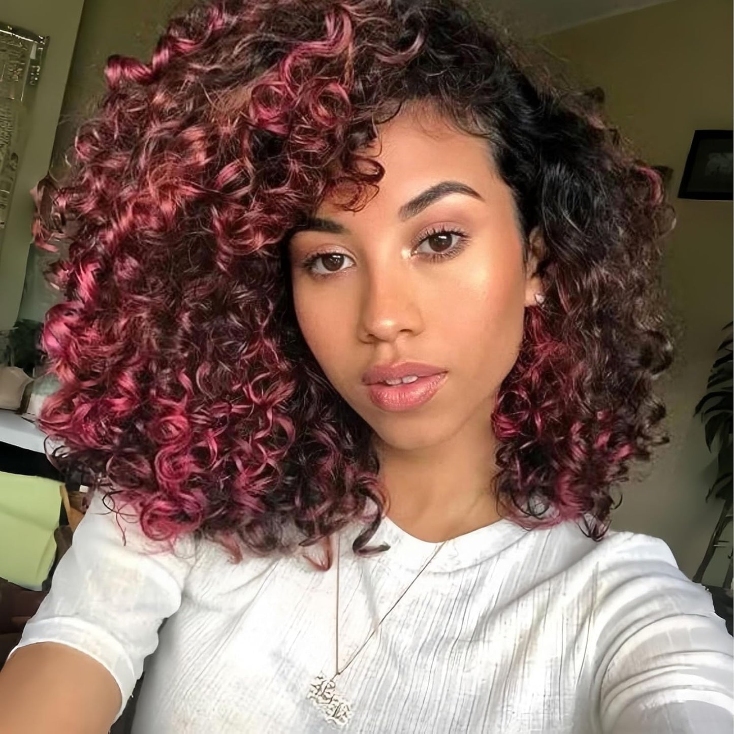 GoGo Curl Crochet Hair 10 Inch - 8 Packs Ombre Brown Water Wave Extensions for Black Women