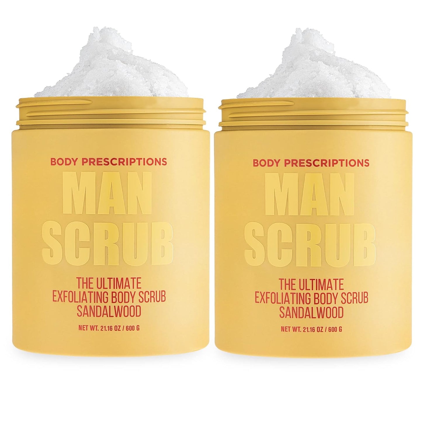 Men’s Charcoal Exfoliating Body Scrub – 21oz Cleansing Wash for All Skin Types