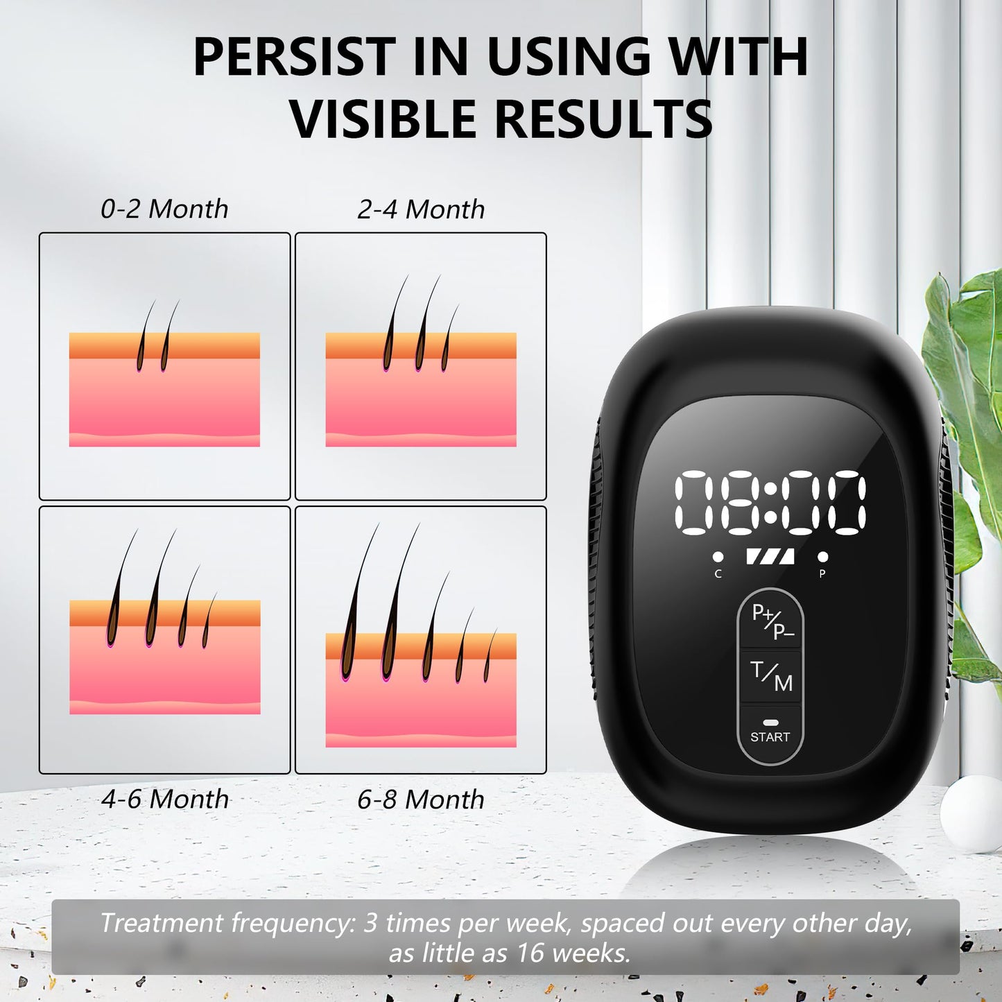 Laser Therapy Hair Growth Comb, New Model Lasercomb-002 laser comb for hair growth for Men and Women