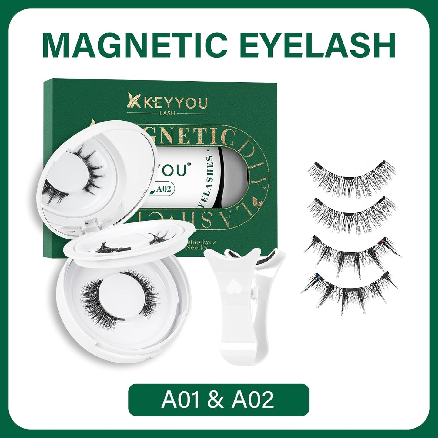 DIY Lash Extension Kit - 280 Soft Cluster Lashes, 100D Curl, Easy Application with Bond & Seal