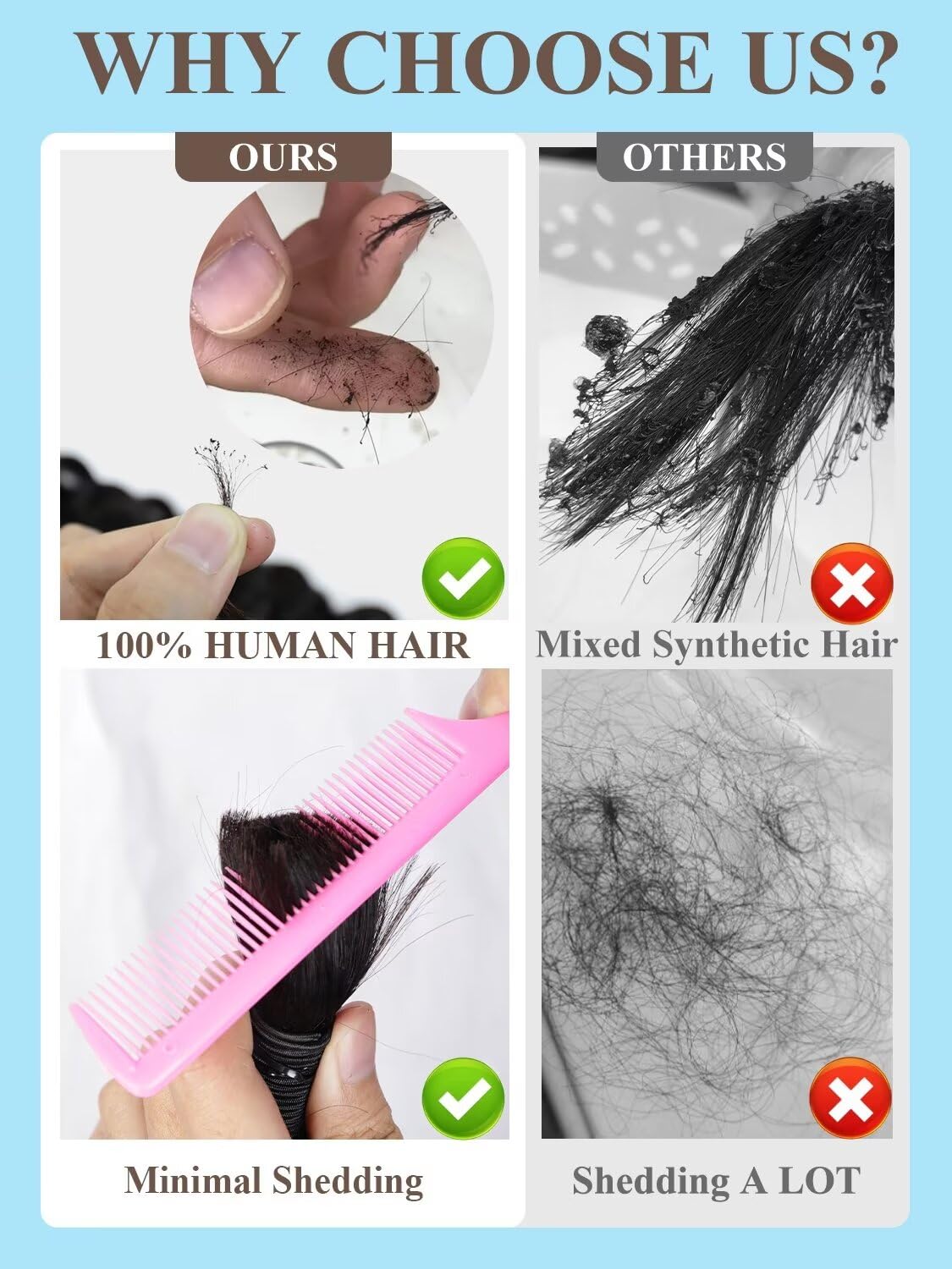 Human Braiding Hair Boho Braids Human Hair 100g 16 Inch Deep Water Wave Bulk Hair for Braiding No Weft 2 Bundle 12A Brazilian Virgin Curly Hair Extensions Wet and Wavy Human Hair Braiding Hair