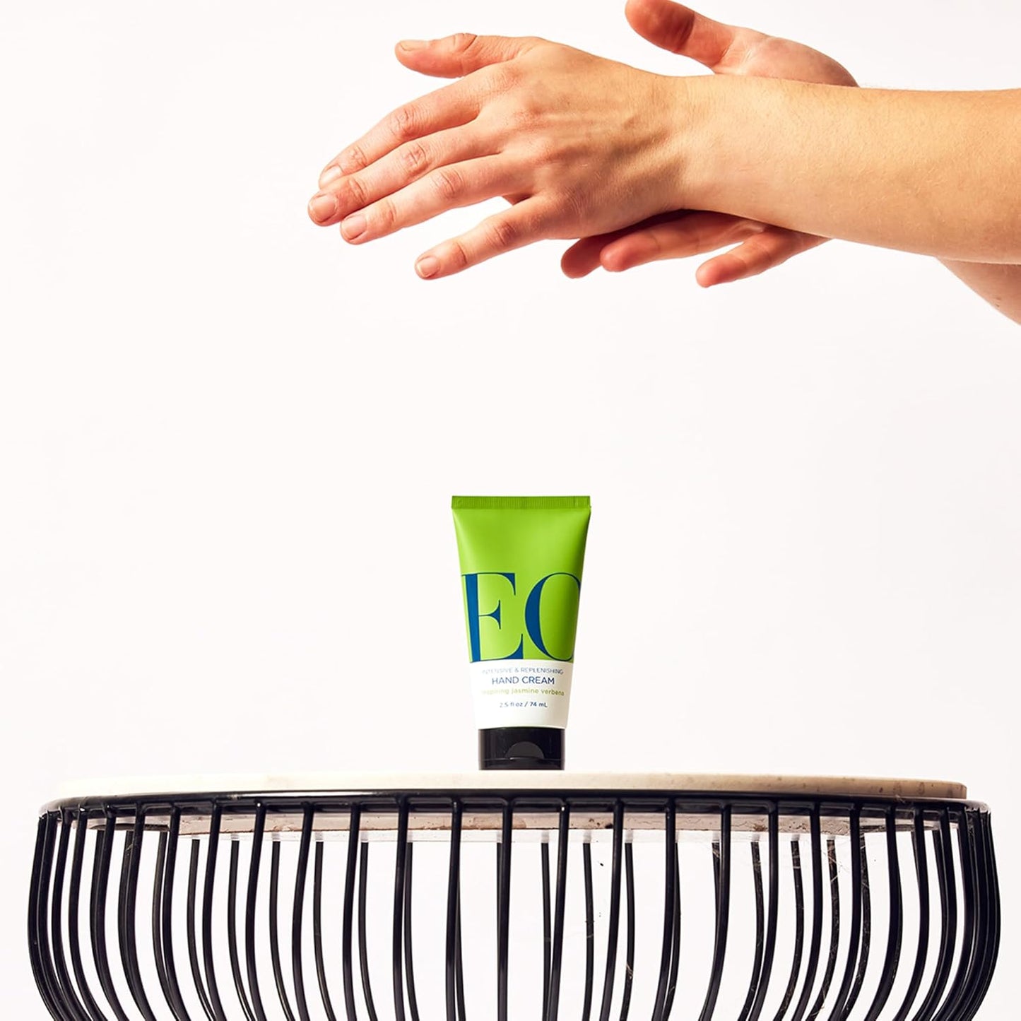 Organic EO Hand Cream - 2 Pack, 2.5 oz | Orange Blossom & Vanilla Moisturizer for Dry Skin