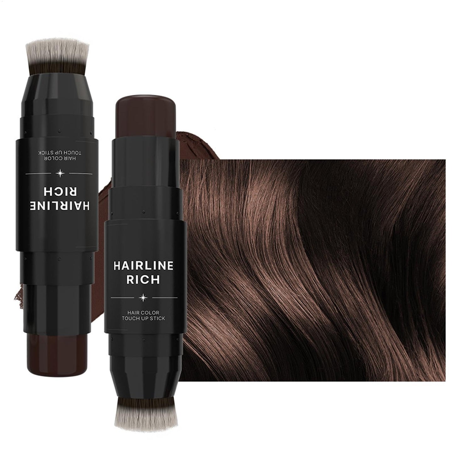Hairline Filler Pen Stick - Waterproof Instant Hairline Concealer, Temporary Hair Filler | Easy-to-Use Thinning Hair Filler Stick, Natural-Looking Root Concealer Enhancement For Men And Women