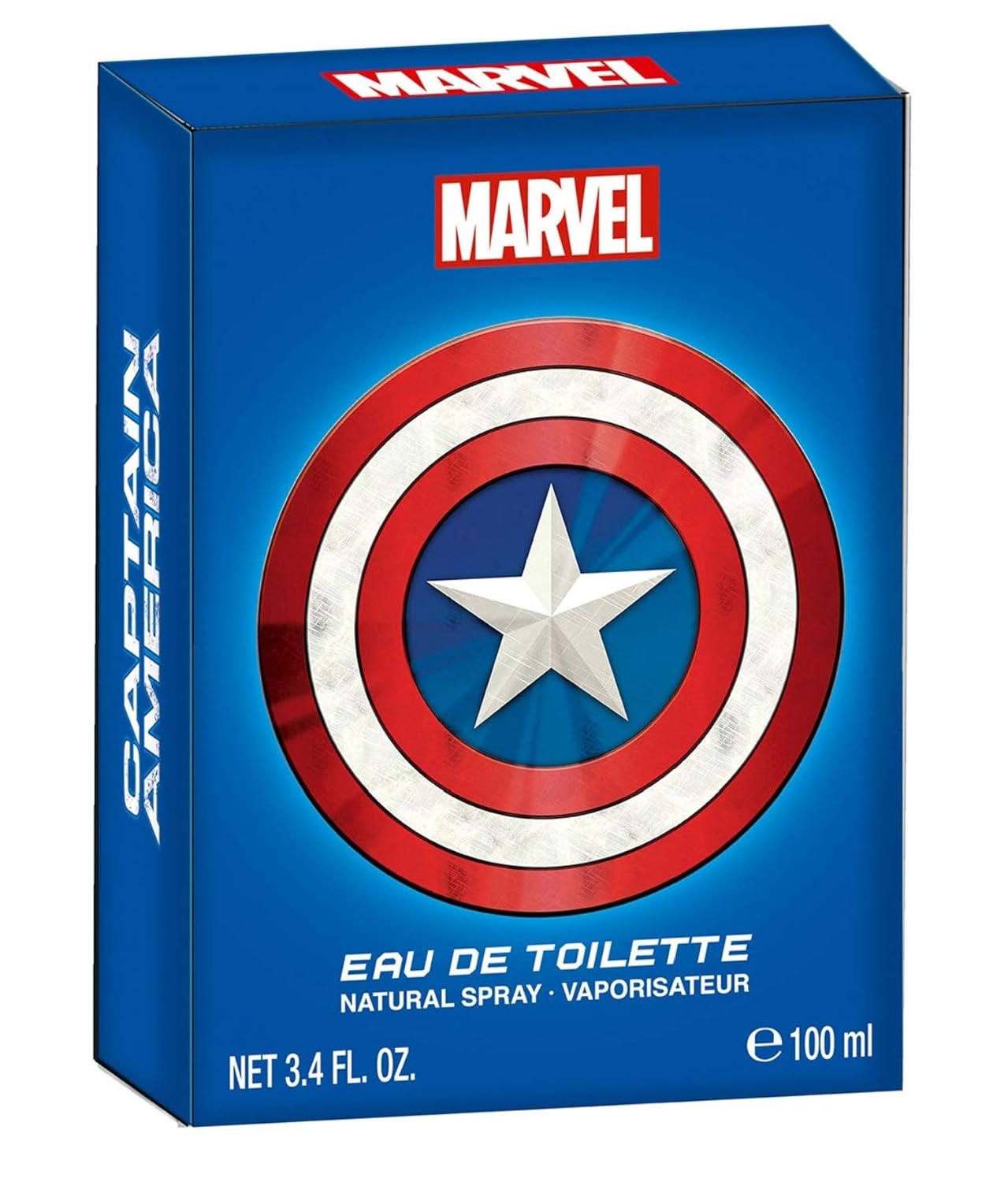 Captain America Eau de Toilette for Men - 3.4oz Cologne Spray by Air Val International