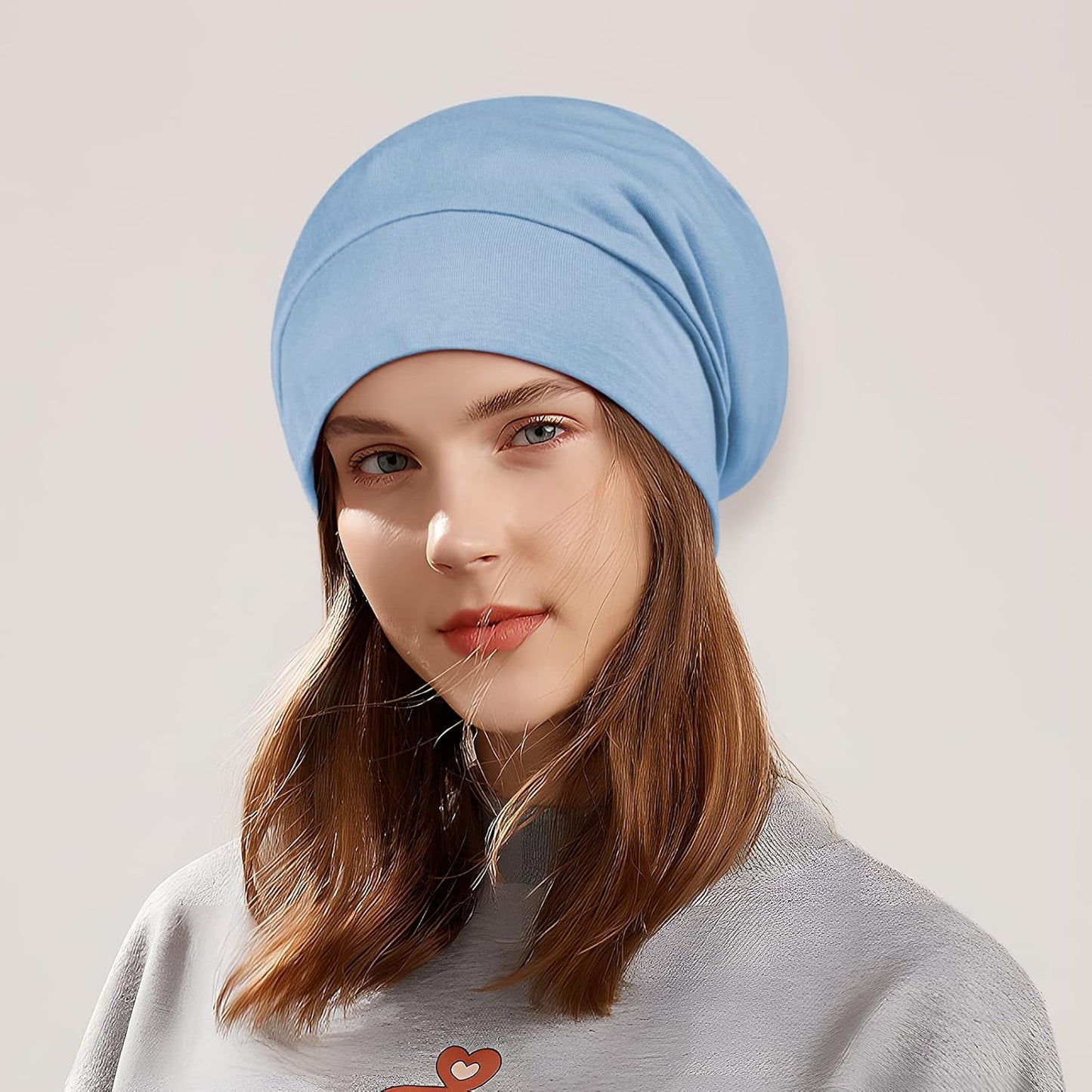 100% Silk Dreadlock Cap & Bonnet for Sleeping - Extra Large Hair Cover for Men & Women