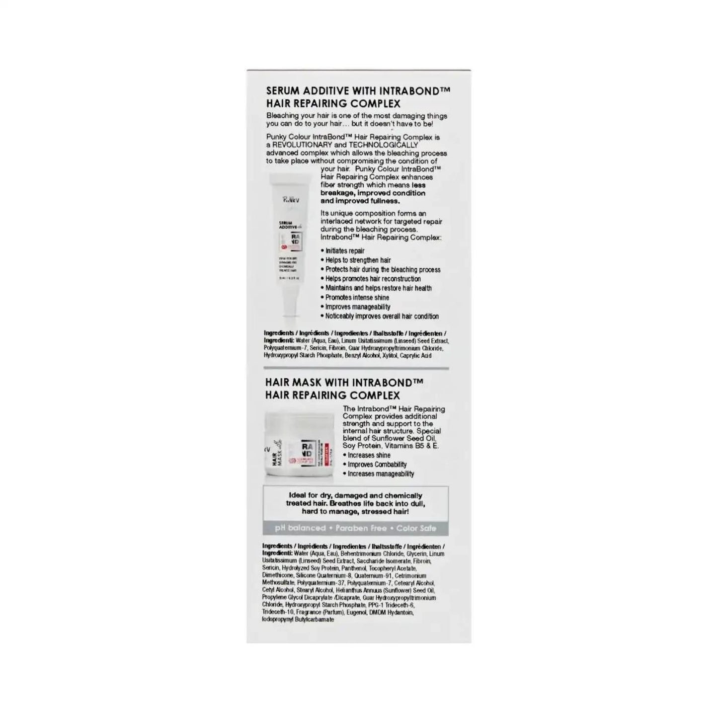 Punky Intrabond™ 40 Vol Bleach Kit, Fast Bleaching Action for Brighter Hair