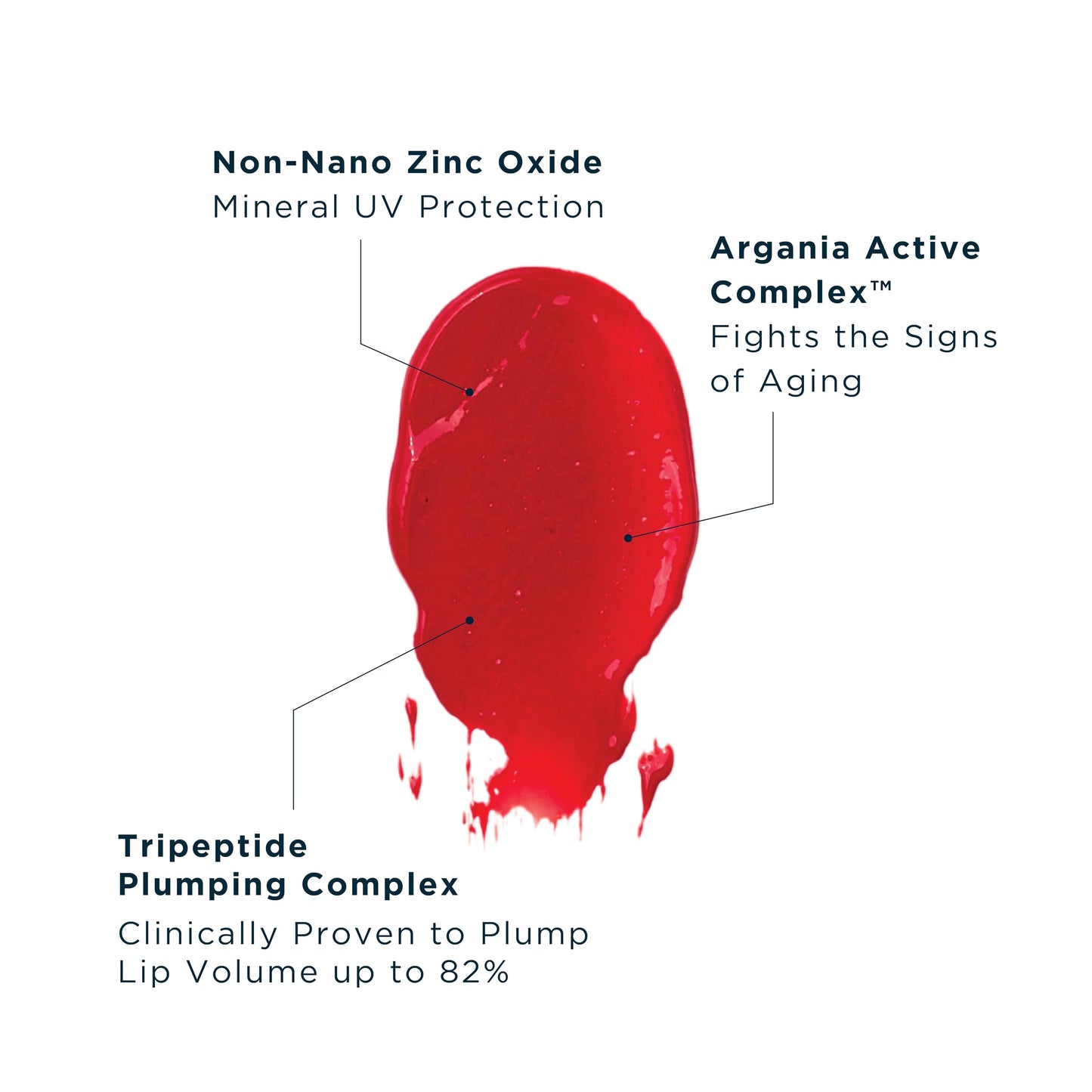 FRÉ PLUMP ME Peptide Lip Tint SPF 30 Monaco, Tinted Lip Balm with Argania Active Complex™, Shea Butter & 100% Mineral Non-Nano Zinc Oxide for UV Protection, Hydrating Mineral Lip Sunscreen, 0.5 fl.oz