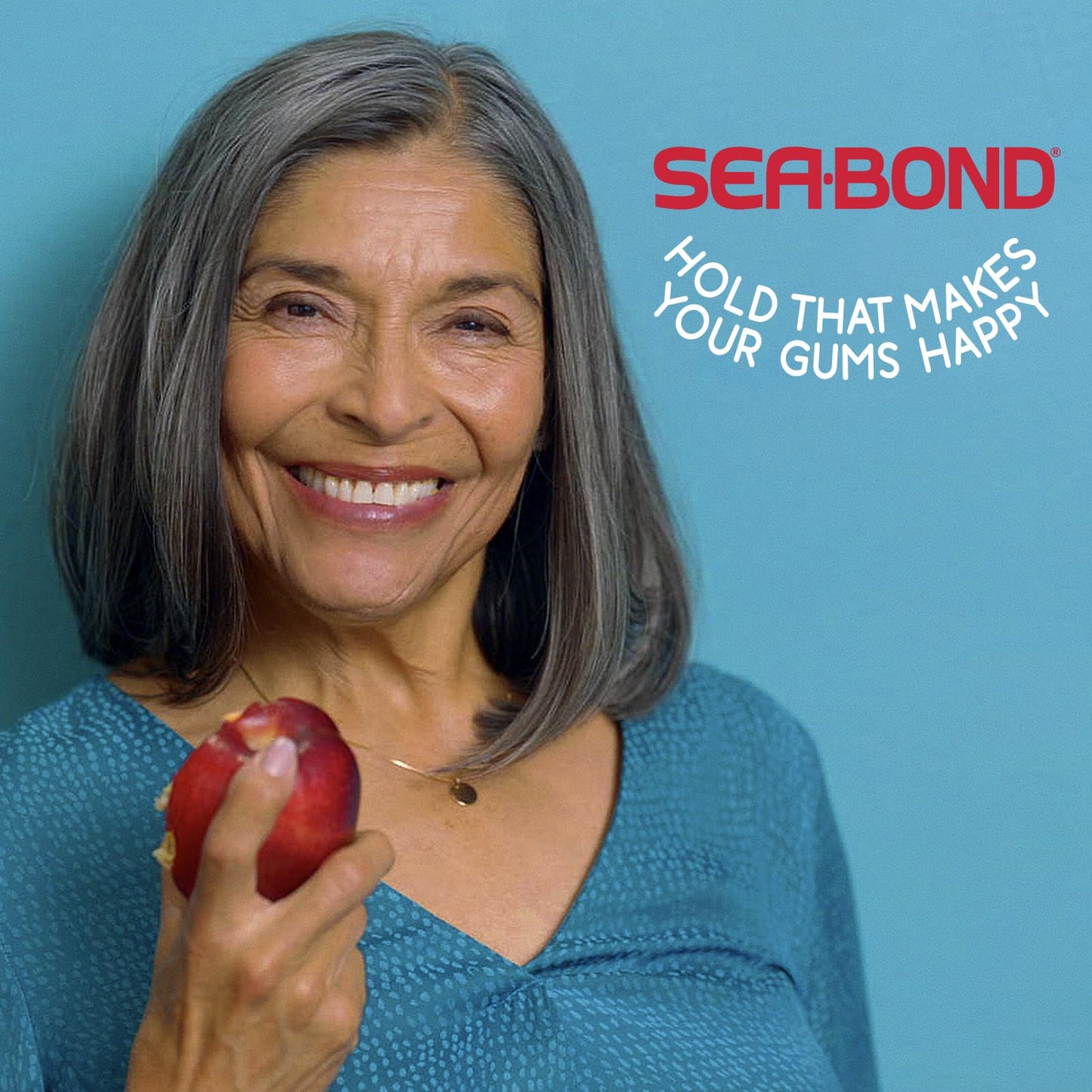 Sea Bond Secure Denture Adhesive Seals, Fresh Mint Uppers, Zinc-Free, All-Day-Hold, Mess-Free, 30 Count (Pack of 1)