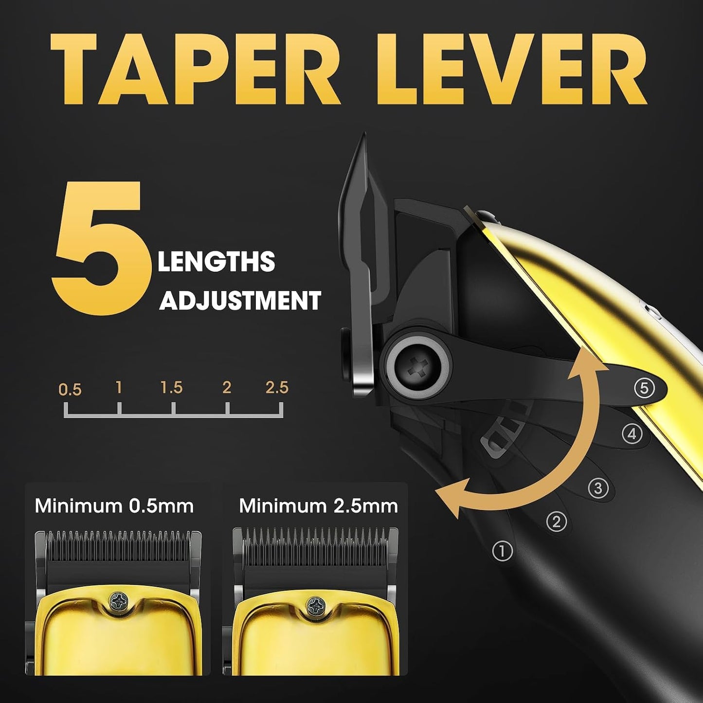 Powerful Foil Bald Shaver for Men - Cordless Electric Razor & Beard Trimmer with LED Display