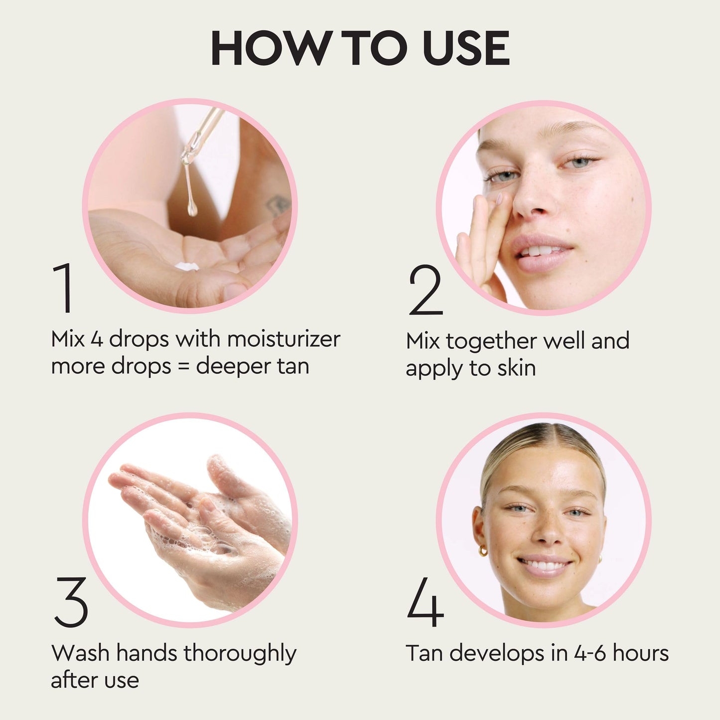 Tanologist Medium Self Tan Drops, Streak-Free Body & Face Tanning Drops, No Fake Tan Smell, For Moisturizer & Lotion, Bronzing Face Tanner, Skincare Ingredients, Vegan, 1.01 fl. oz/30 ml Bottle