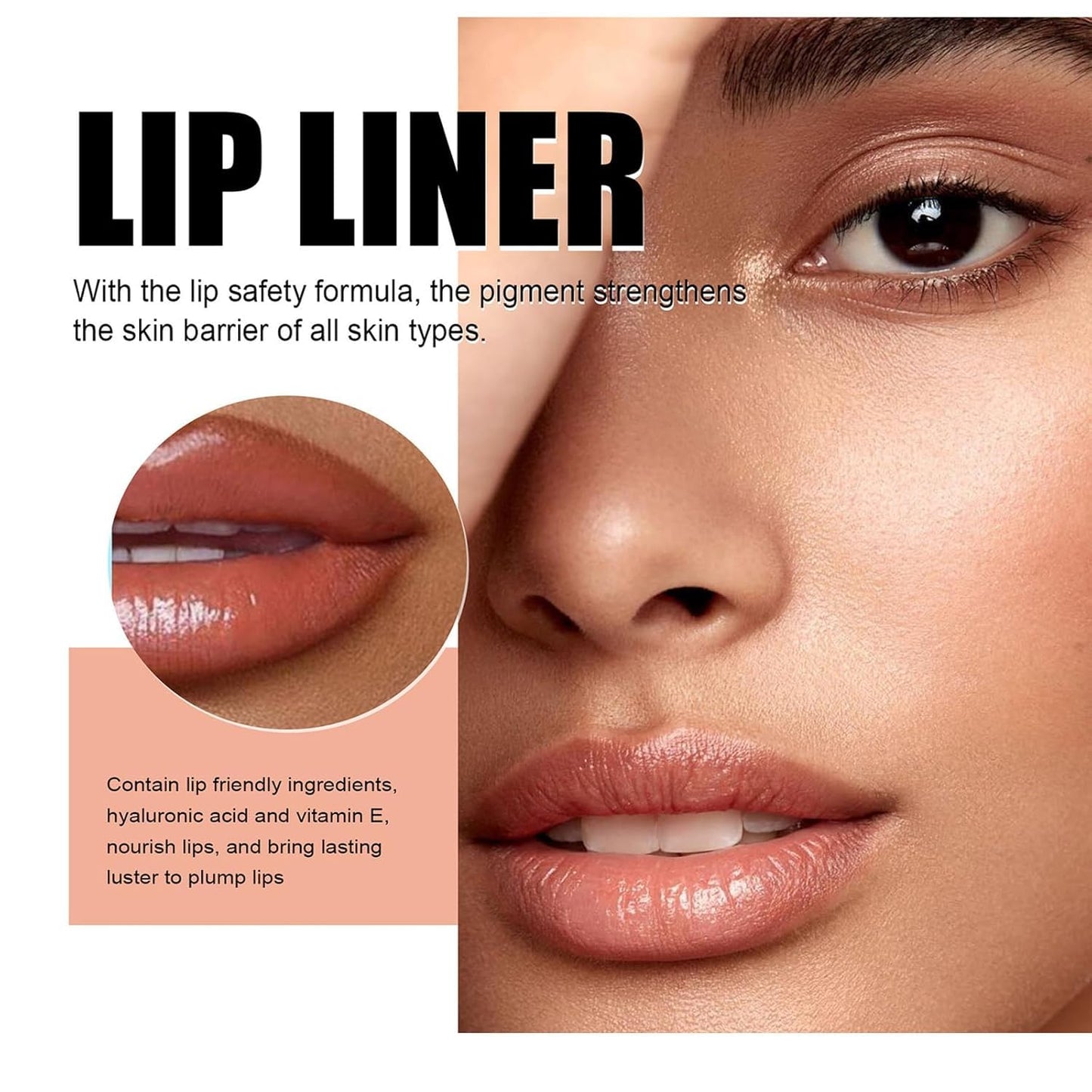 Kassaria Lip Stain, Peel Off Non-Stick Cup Matte Waterproof Longwear Liquid Lipliner, No Smudging, For All Skin Type (#04)