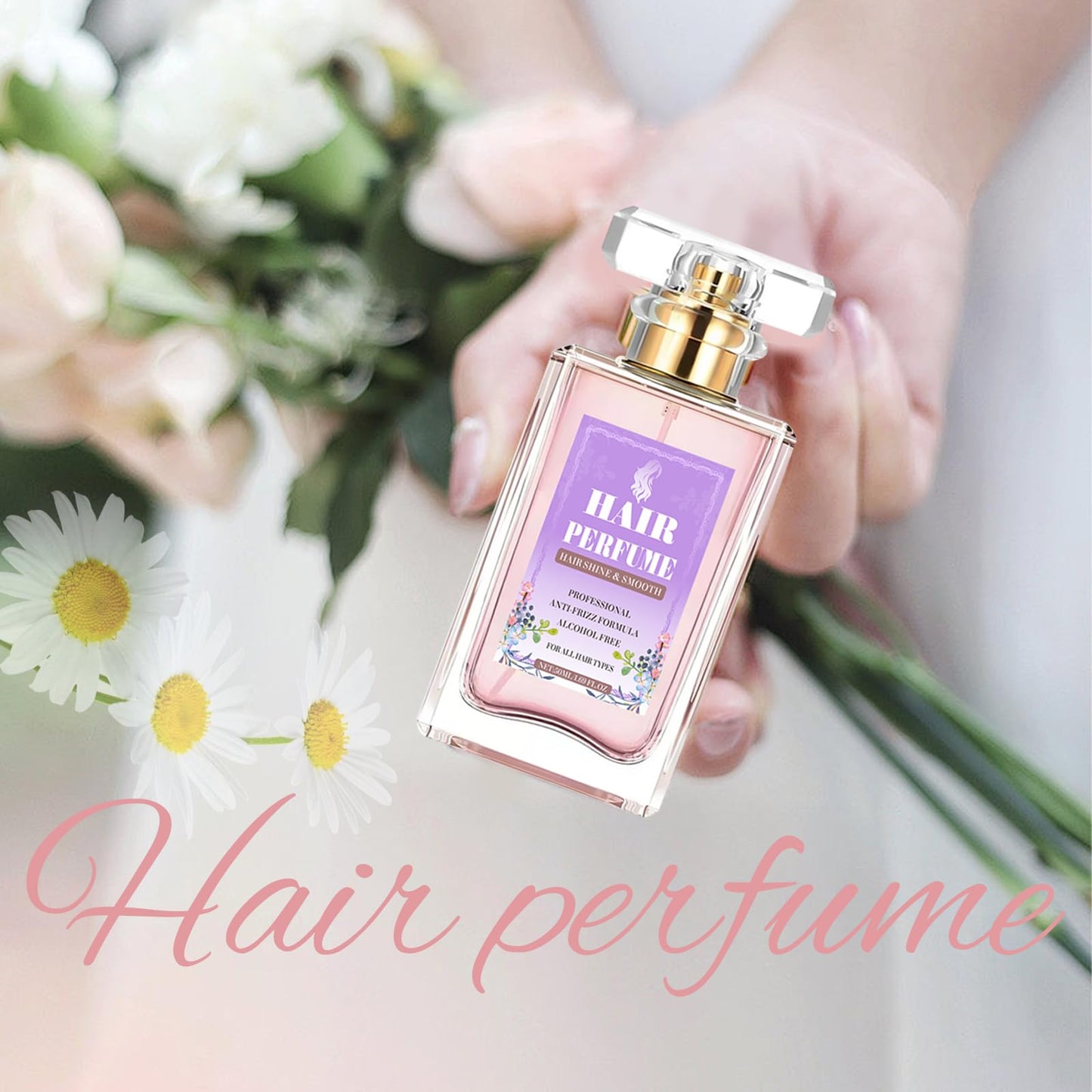 Onilyua Hair Perfume for Women, Long-Lasting Pheromone Floral Hair Perfume Spray for Hair & Body, Honey Infused Chamomile Nourish & Hydrate Hair Portable Perfume Mist Gift 1.69 fl.oz