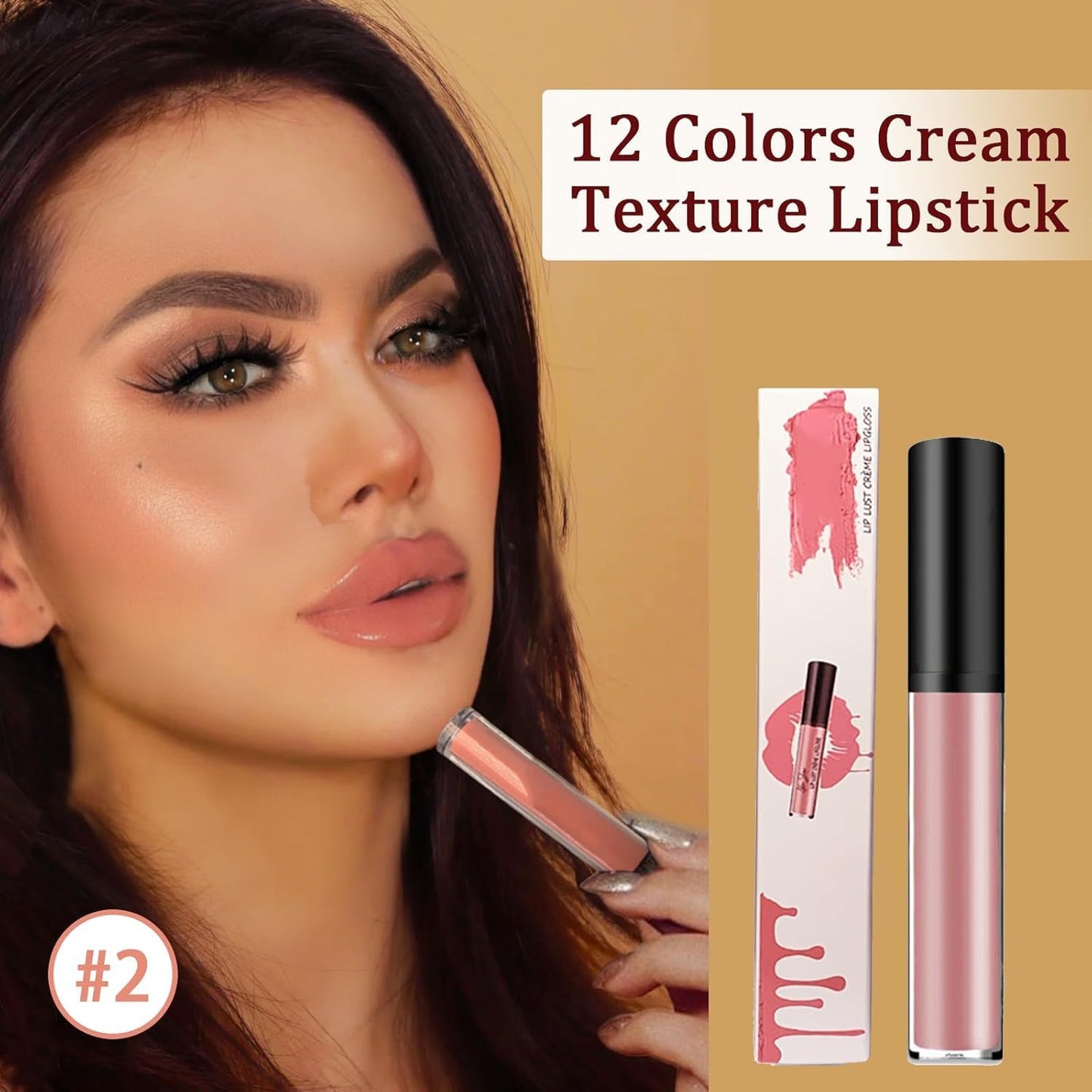 Lassi Lips Staining Lip Oil, Lassi Lips Staining Long Sweet Lasting Lips Oil, 12 Colors Cream Texture Lipstick, Long-Lasting Moisturizing, Smooth Application, Llong-lasting Color (#12)