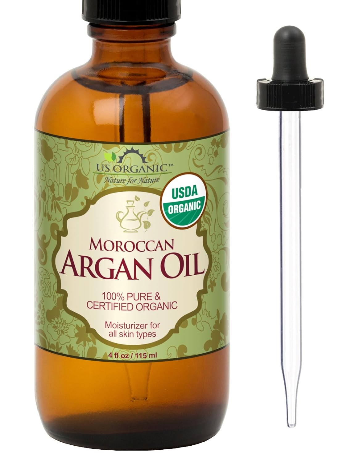 USDA Organic Sea Buckthorn Oil - 100% Pure Virgin, Anti-Aging Face & Hair Treatment, 1 oz