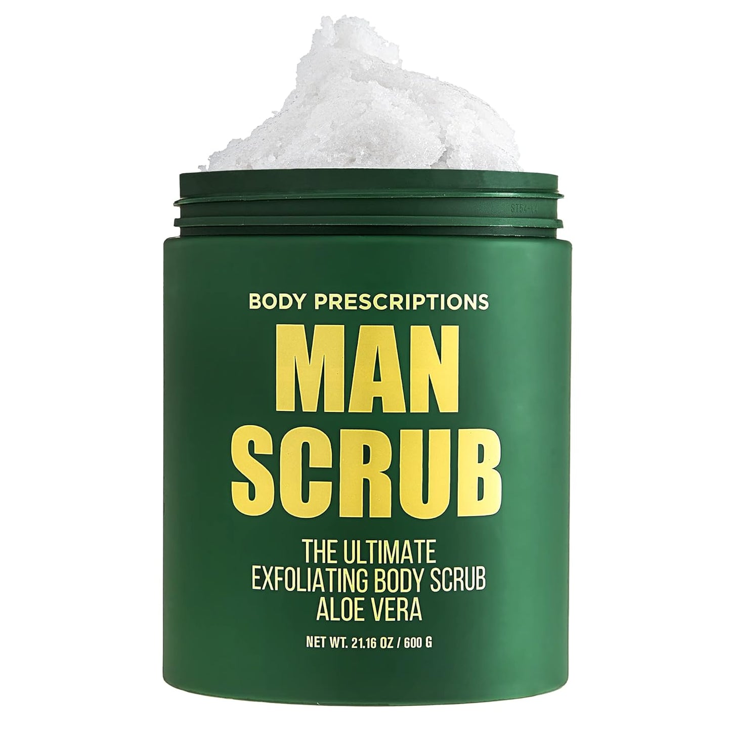 Men’s Charcoal Exfoliating Body Scrub – 21oz Cleansing Wash for All Skin Types