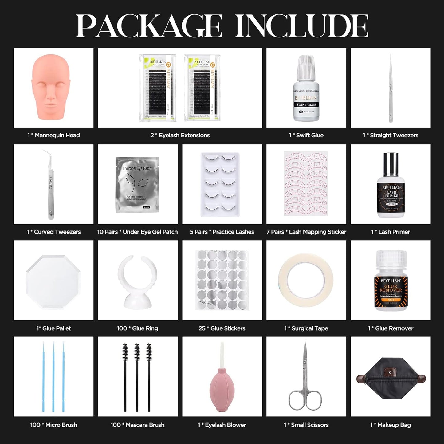 Lash Lift Kit by BEYELIAN - Professional Eyelash Perming & Curling for Salon & DIY Use