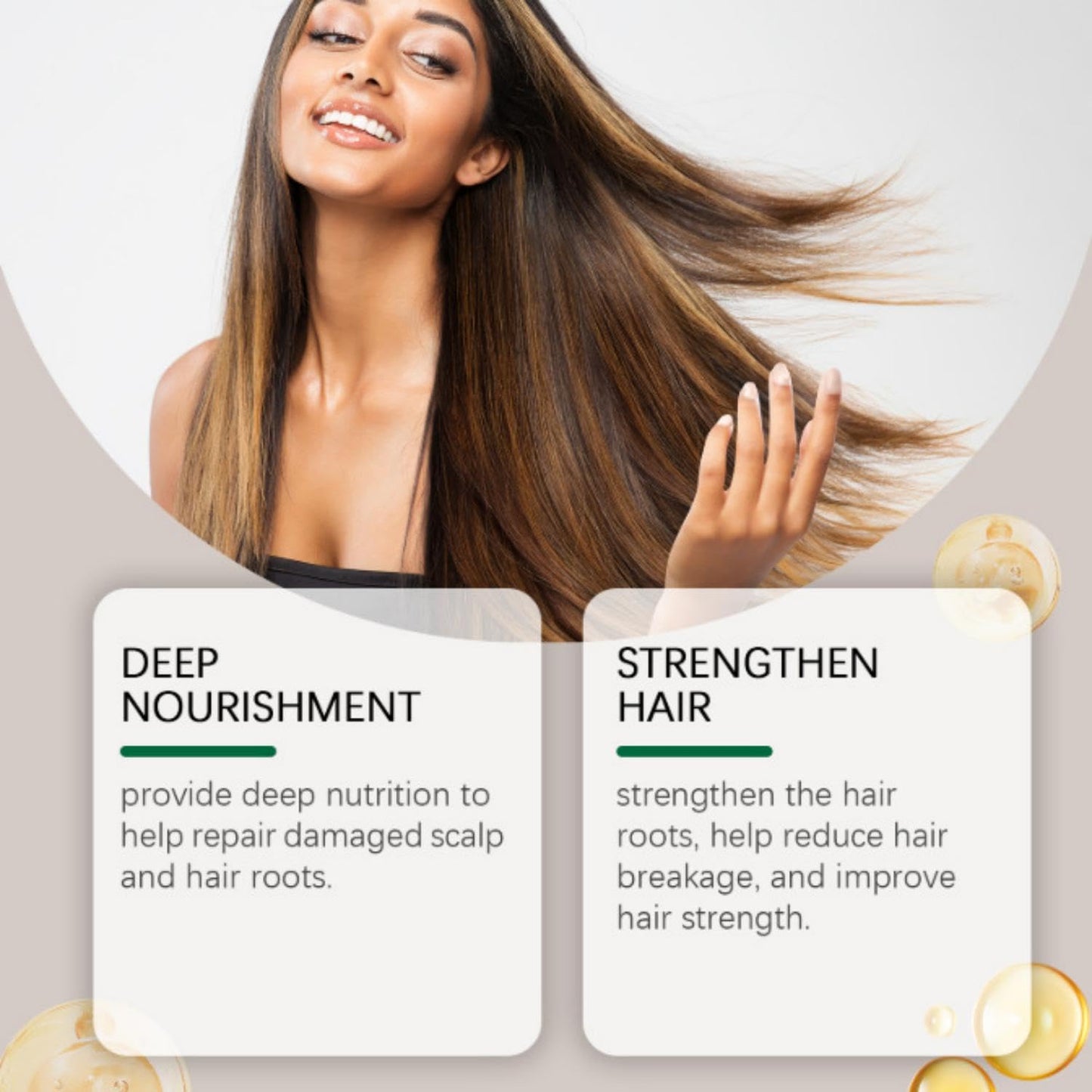 No Bald Hair Growth Oil Blend - Hair Mask for Hair Growth