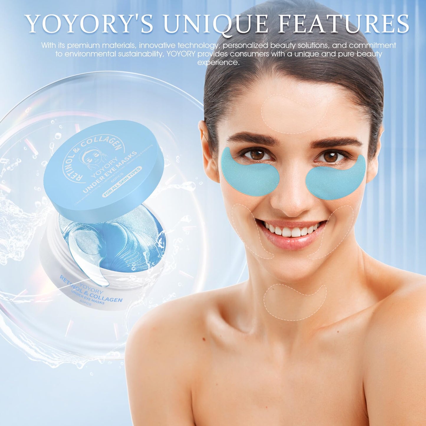 YOYORY Under Eye Patches Masks - for Eye bags,