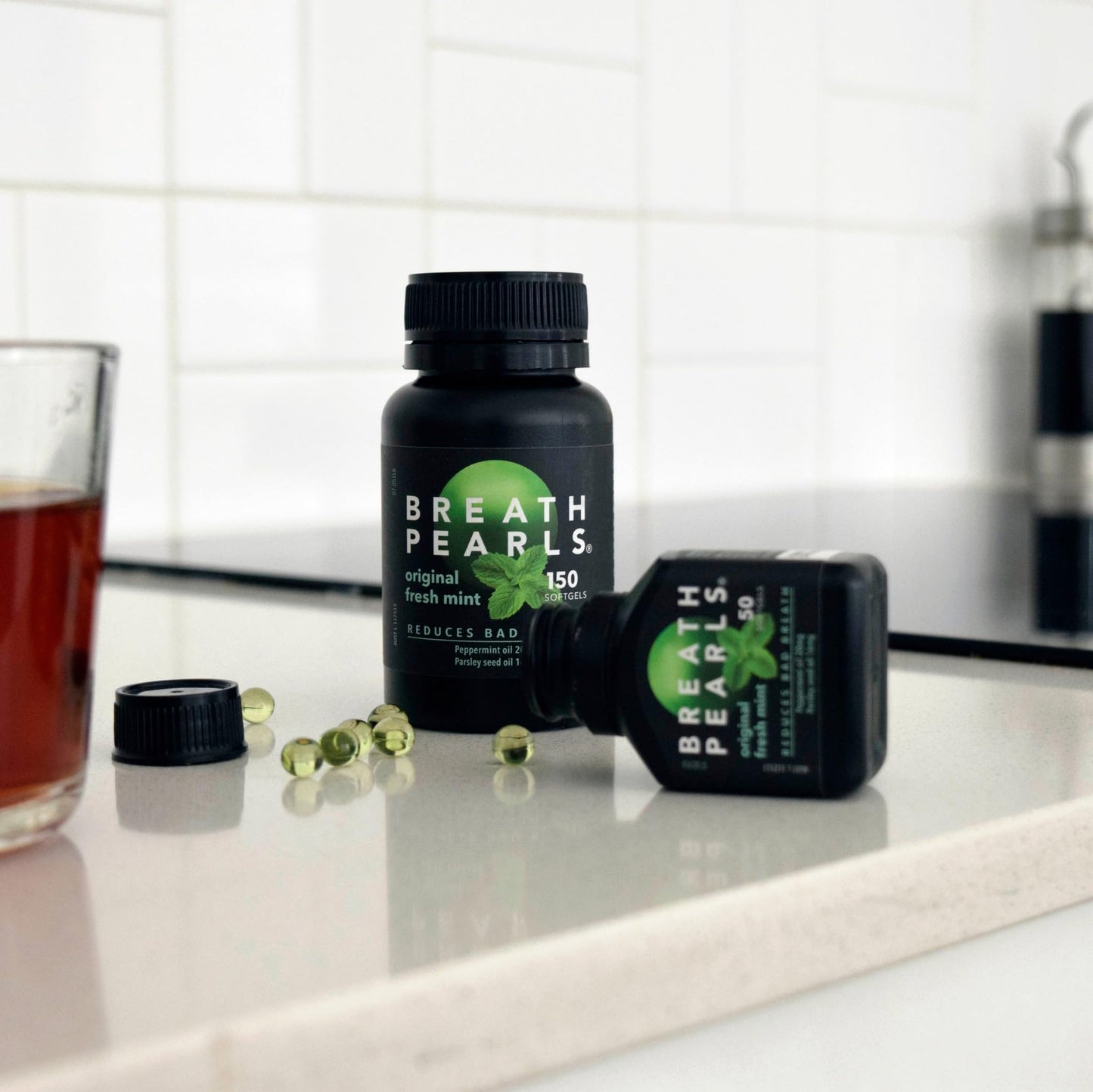 Breath Pearls Original Freshens Breath (150 softgels) New pack 150 counts