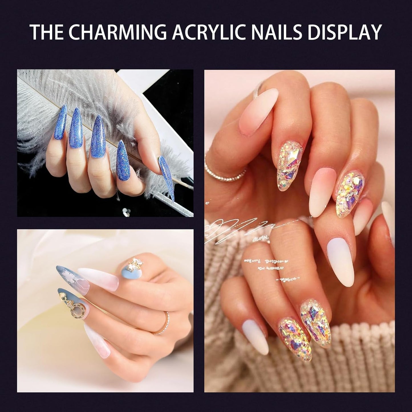 Professional Acrylic Nail Art Brush - Size 16 Kolinsky Hair Oval for DIY Salon